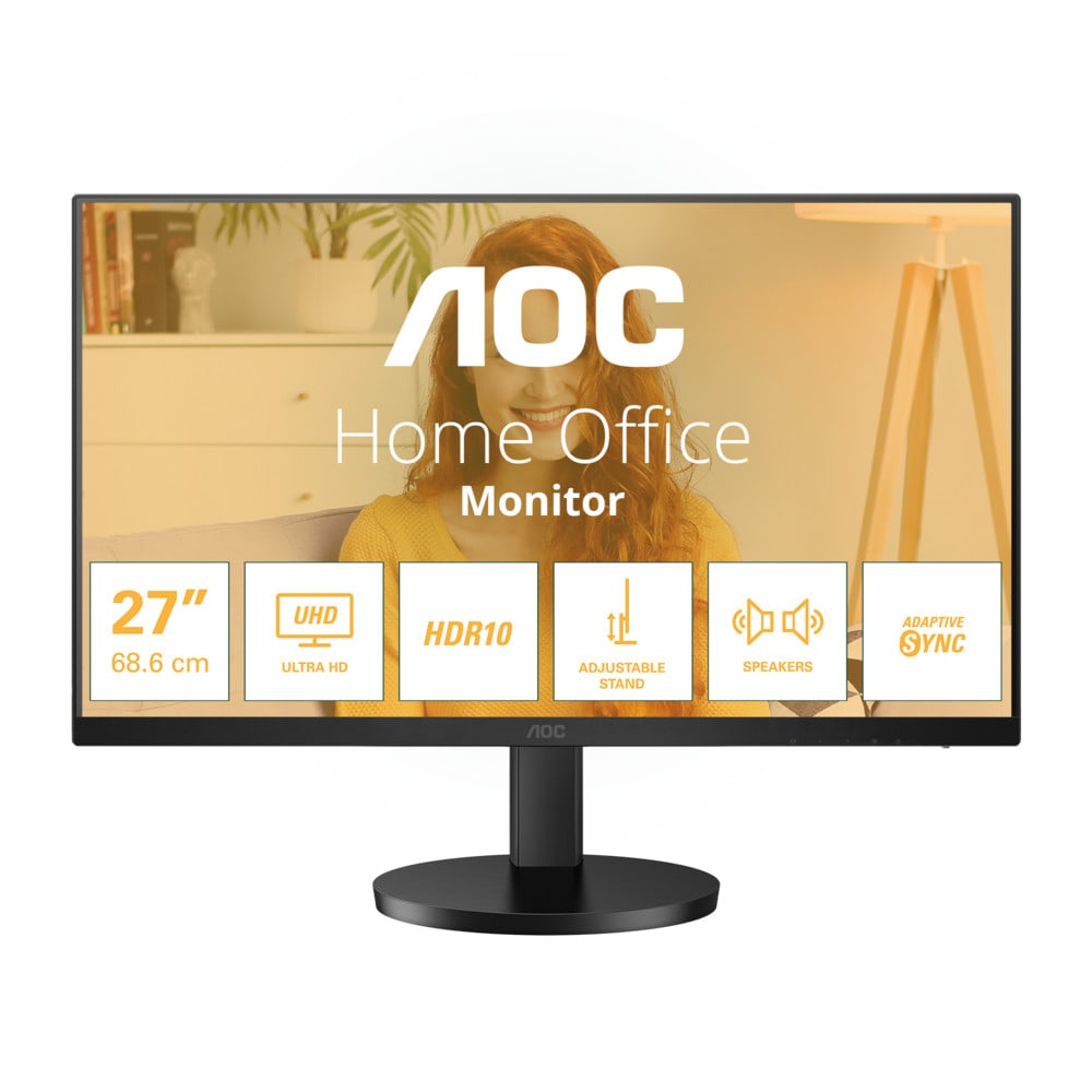 Image of 27" AOC U27B3AF - 3840x2160 (4K) - 60Hz - IPS