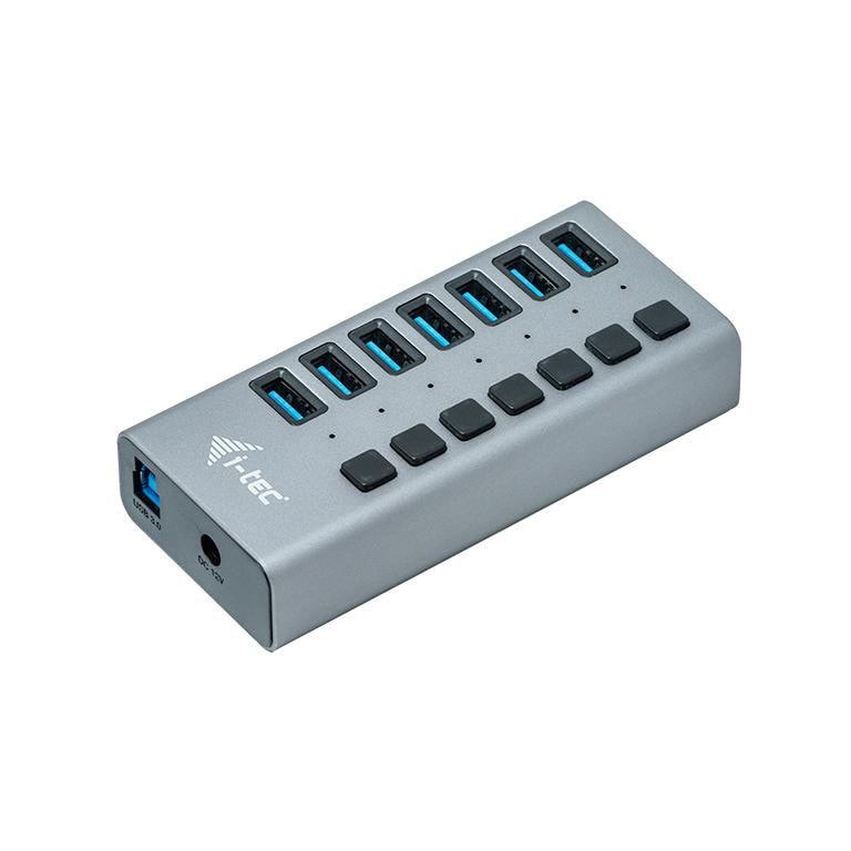 I-Tec Usb Charging Hub 7 Port + Power Adapter 36 W Größe 3.0