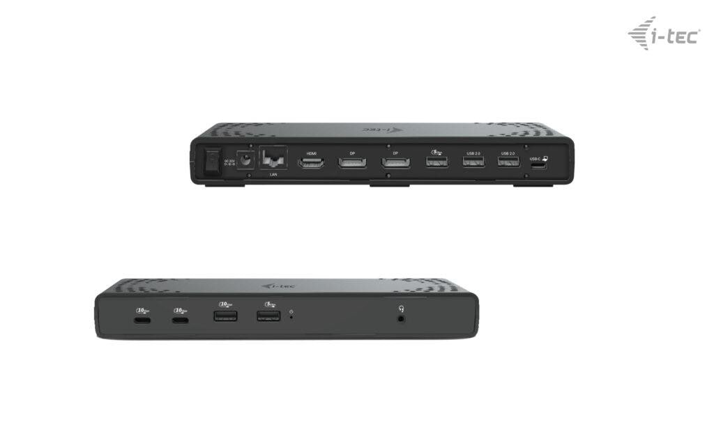 I-Tec Usb-C Triple Display Docking Station Gen + Power Delivery 100W Größe 2 Schwarz