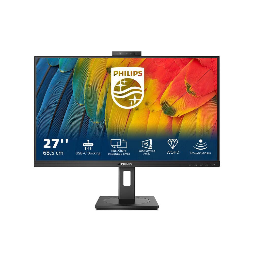 Philips Monitor 5000 Series 27B1u5601h 27" Quad Hd 75Hz Ips Usb-C Webcam Höhenverstellbar - Bild 5