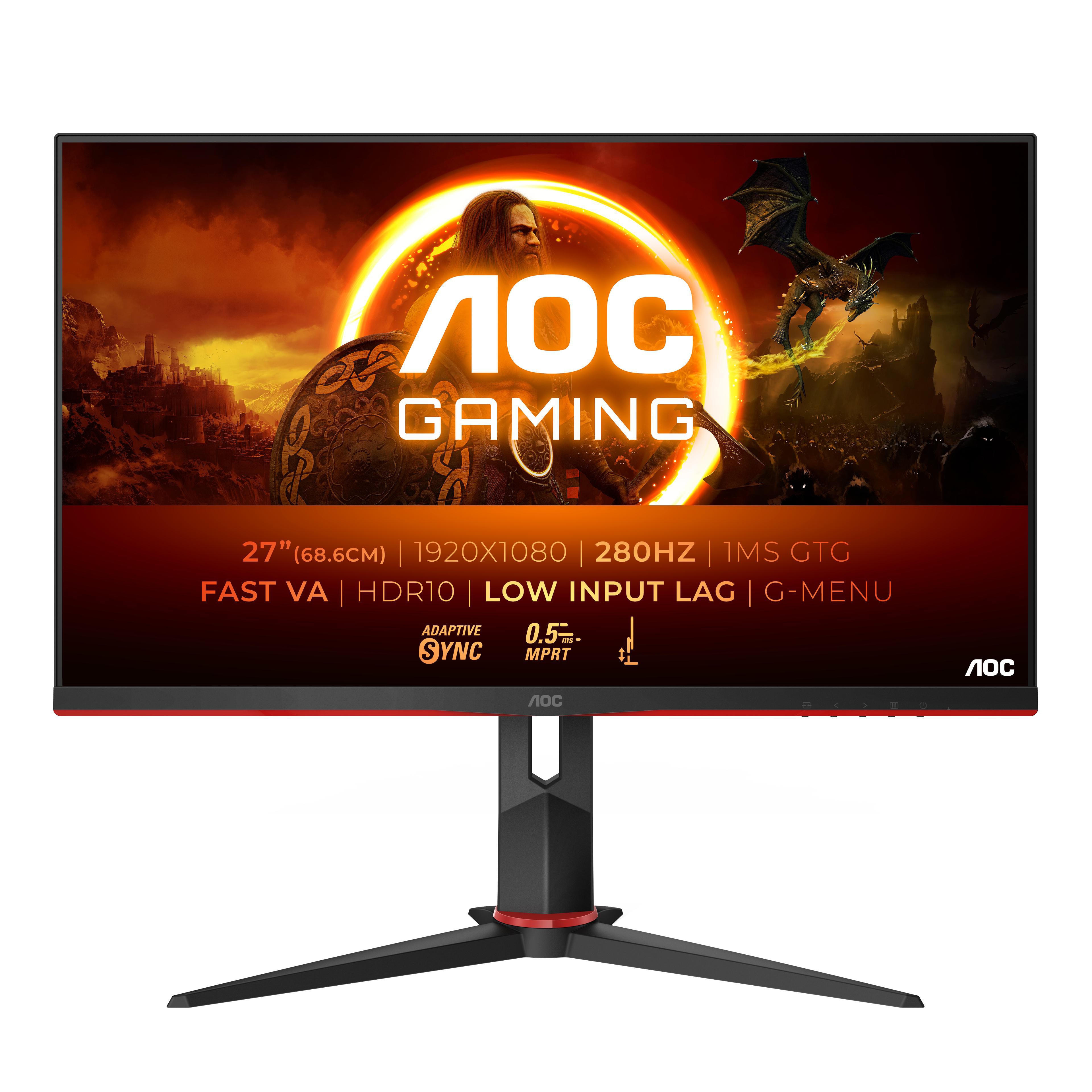 AOC 27G2ZN3 27 Zoll Full HD Fast VA LED 16:9 280 Hz Gaming Monitor