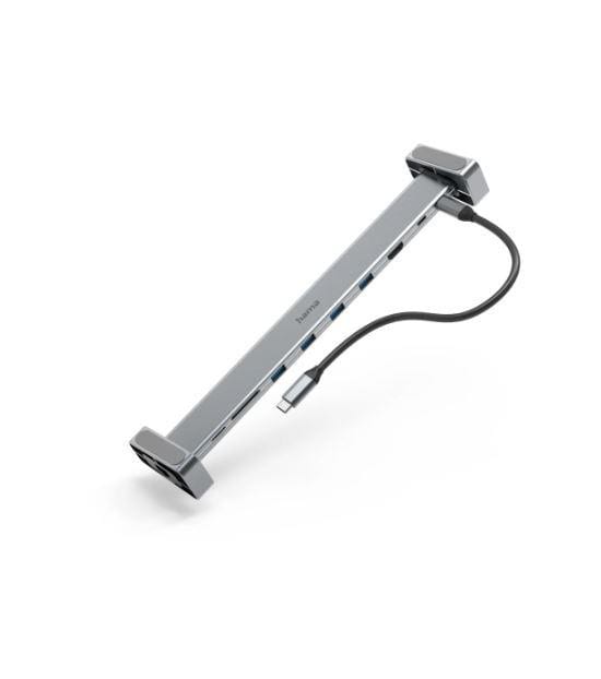 Hama 00200103 USB-C-Docking-Station Connect2Office Basic, abnehmbare Standfüße, 9 Ports Image