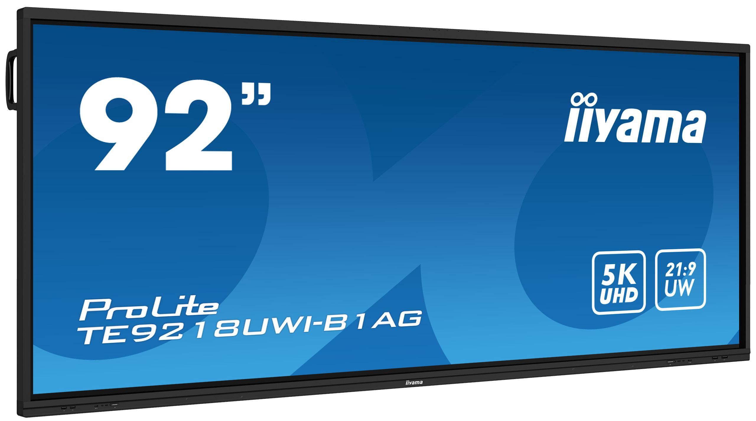 iiyama ProLite TE9218UWI-B1AG 232,5cm (91,5") 5K UHD Touch Monitor HDMI/DP/USB-C