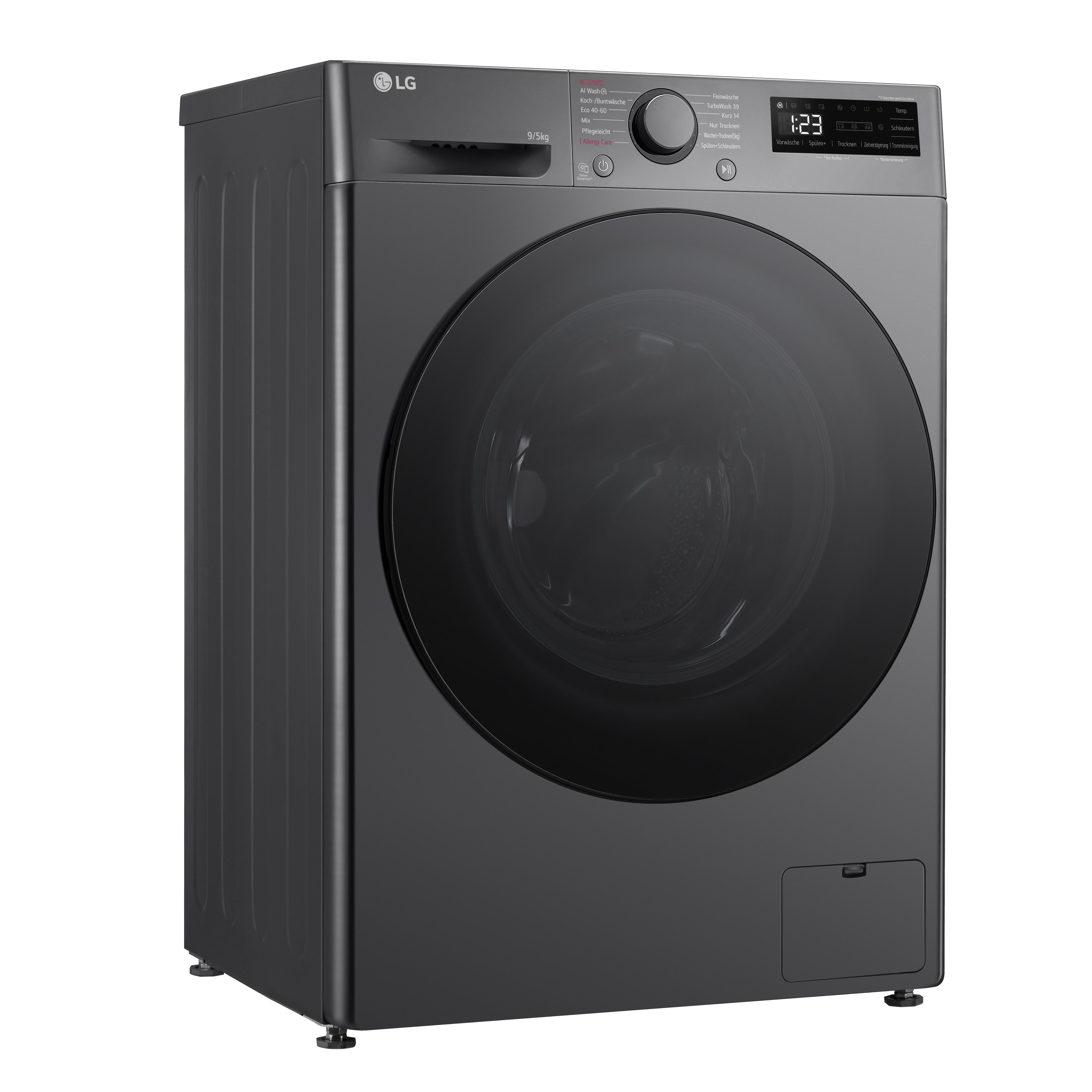 Lg Schwarz Andere Großgeräte V5wd95slimb Kapazität 9Kg Waschen 5Kg Trocknen - Image 3