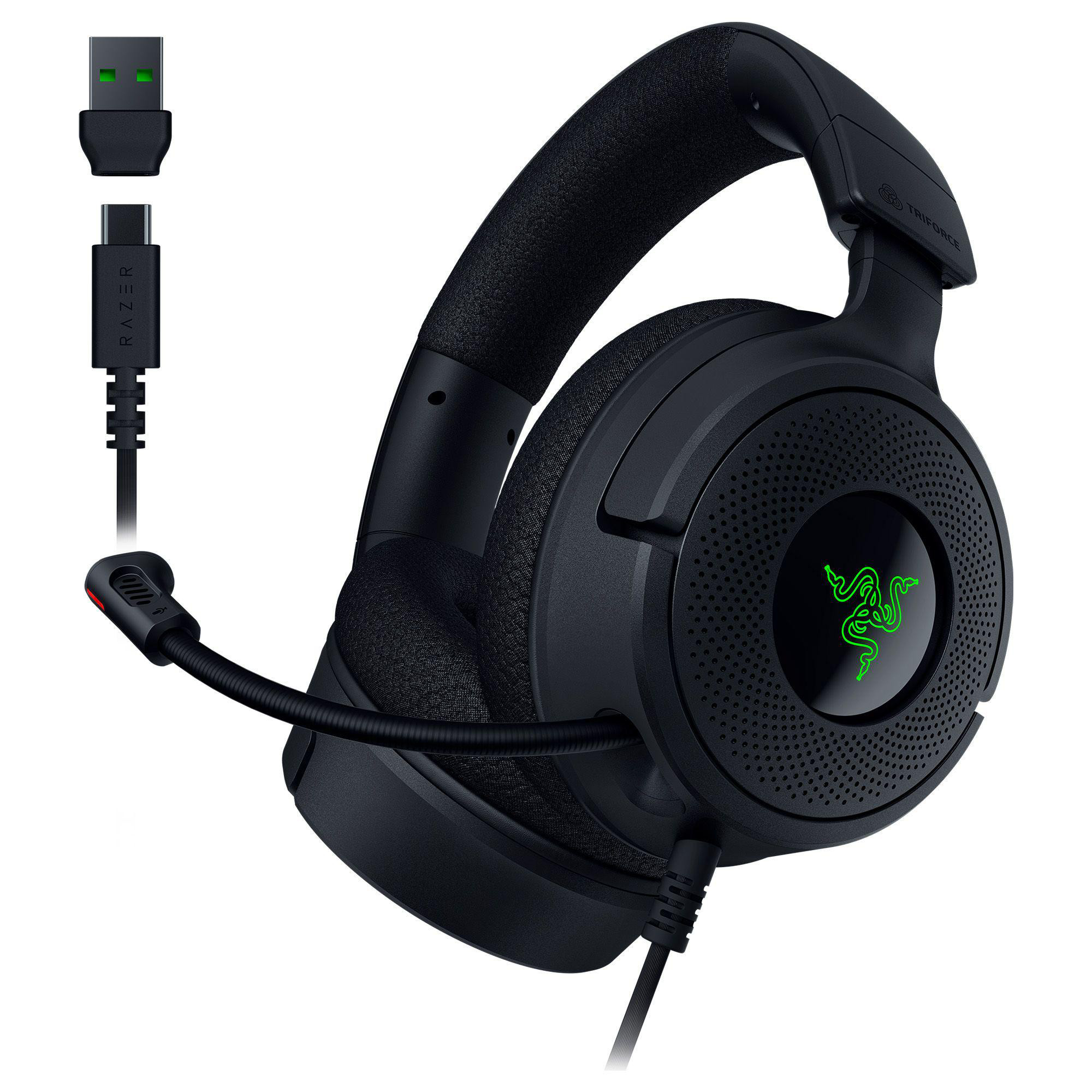 Razer Schwarz Kraken V4 X Gaming-Headset, Kabelgebunden, - Image 3