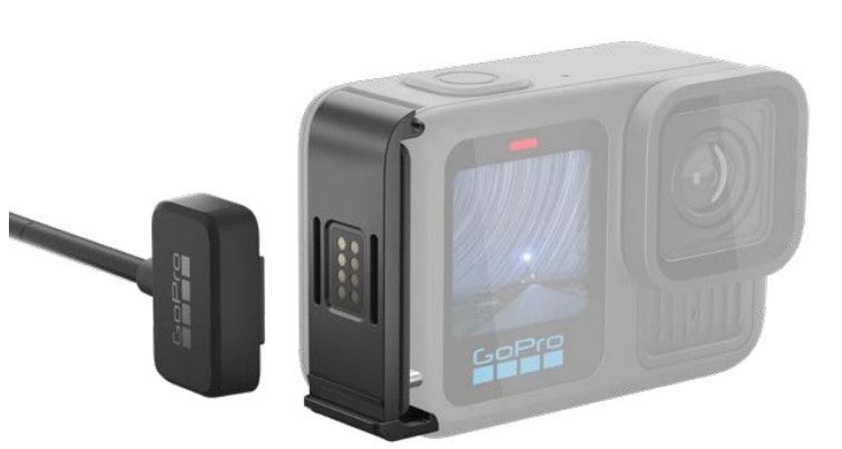 Gopro Kontaktset Mit Magnetischem Halter Und Stromkabel - Offizielles -Zubehör 810116381340 - Image 2