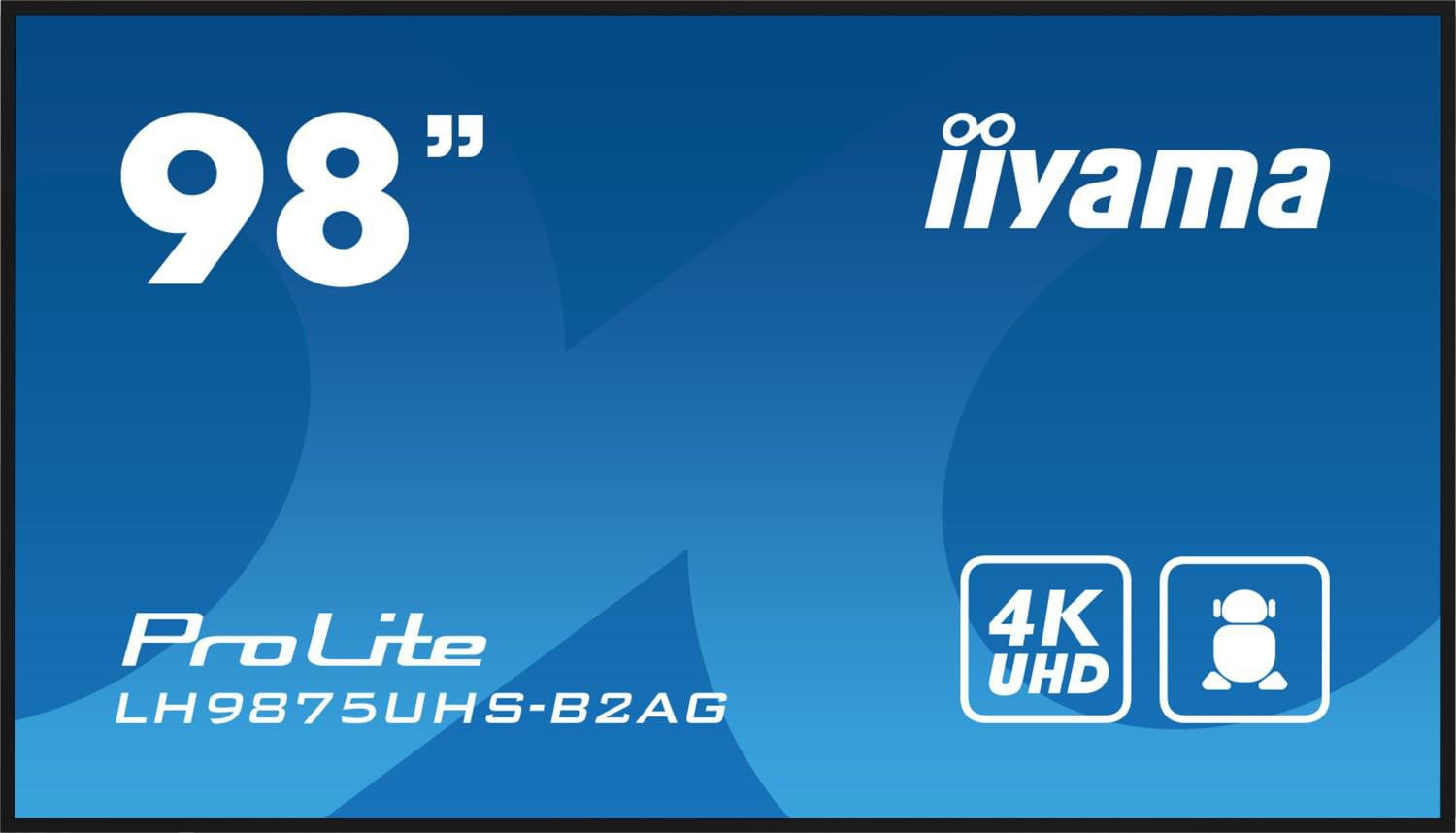 iiyama ProLite LH9875UHS-B2AG 247,7cm (98") 4K Digital Signage Monitor 16:9 HDMI/DP