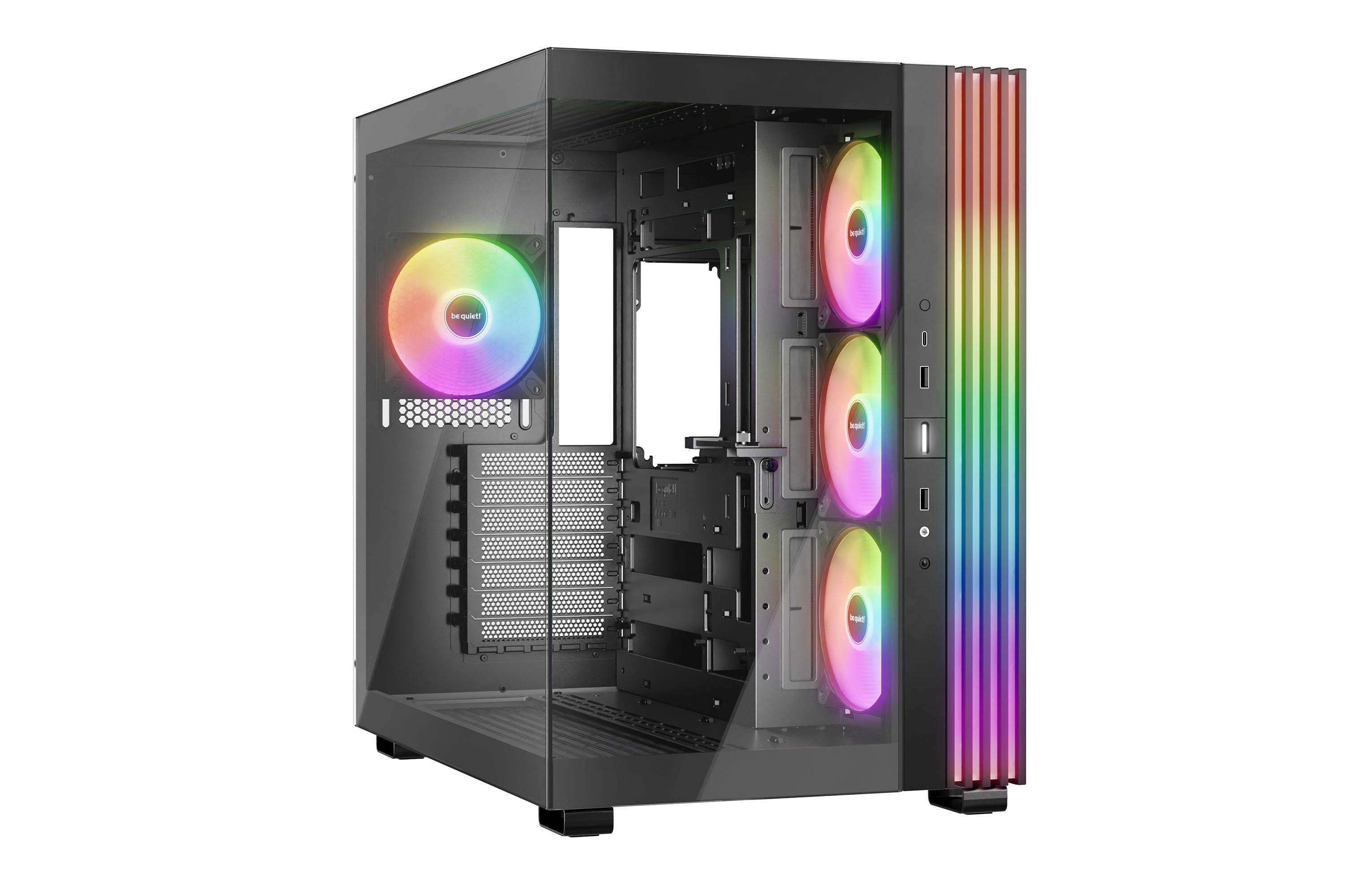 Be Quiet! Light Base 600Lx Midi Tower Gaming Gehäuse Inkl. Argb Lüfter Größe 4 Schwarz