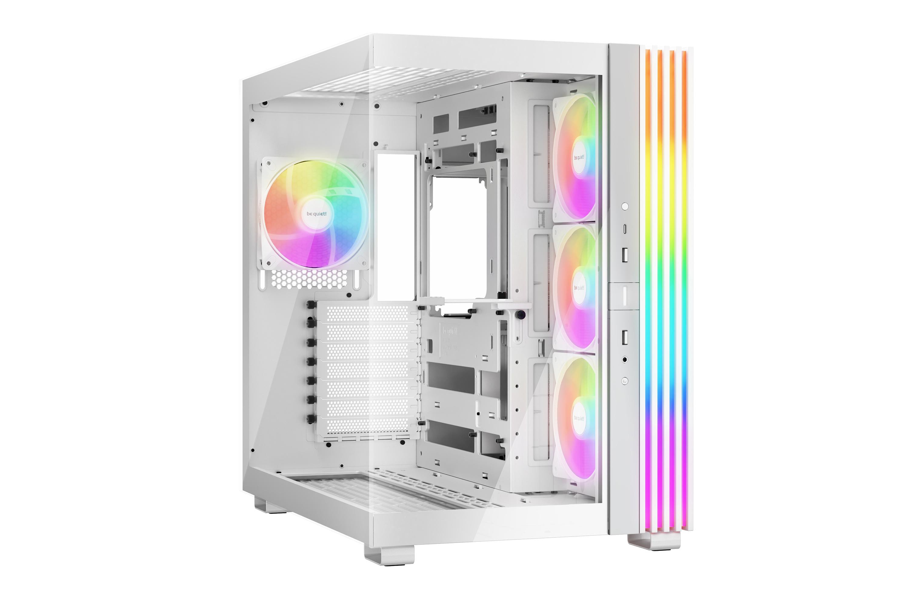Be Quiet! Light Base 600Lx Midi Tower Gaming Gehäuse Inkl. Argb Lüfter Größe 4 Weiß