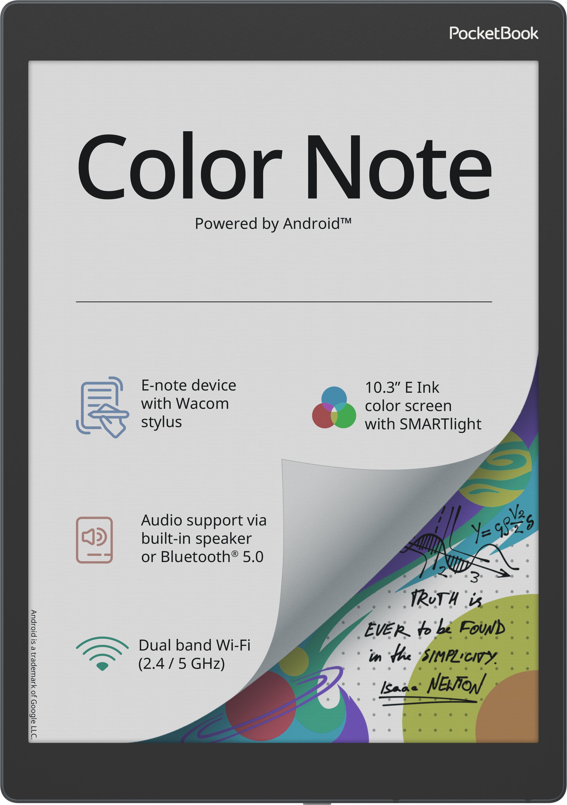 PocketBook Color Note - Stormy Sea DACH-Version inkl. Stylus Eingabestift