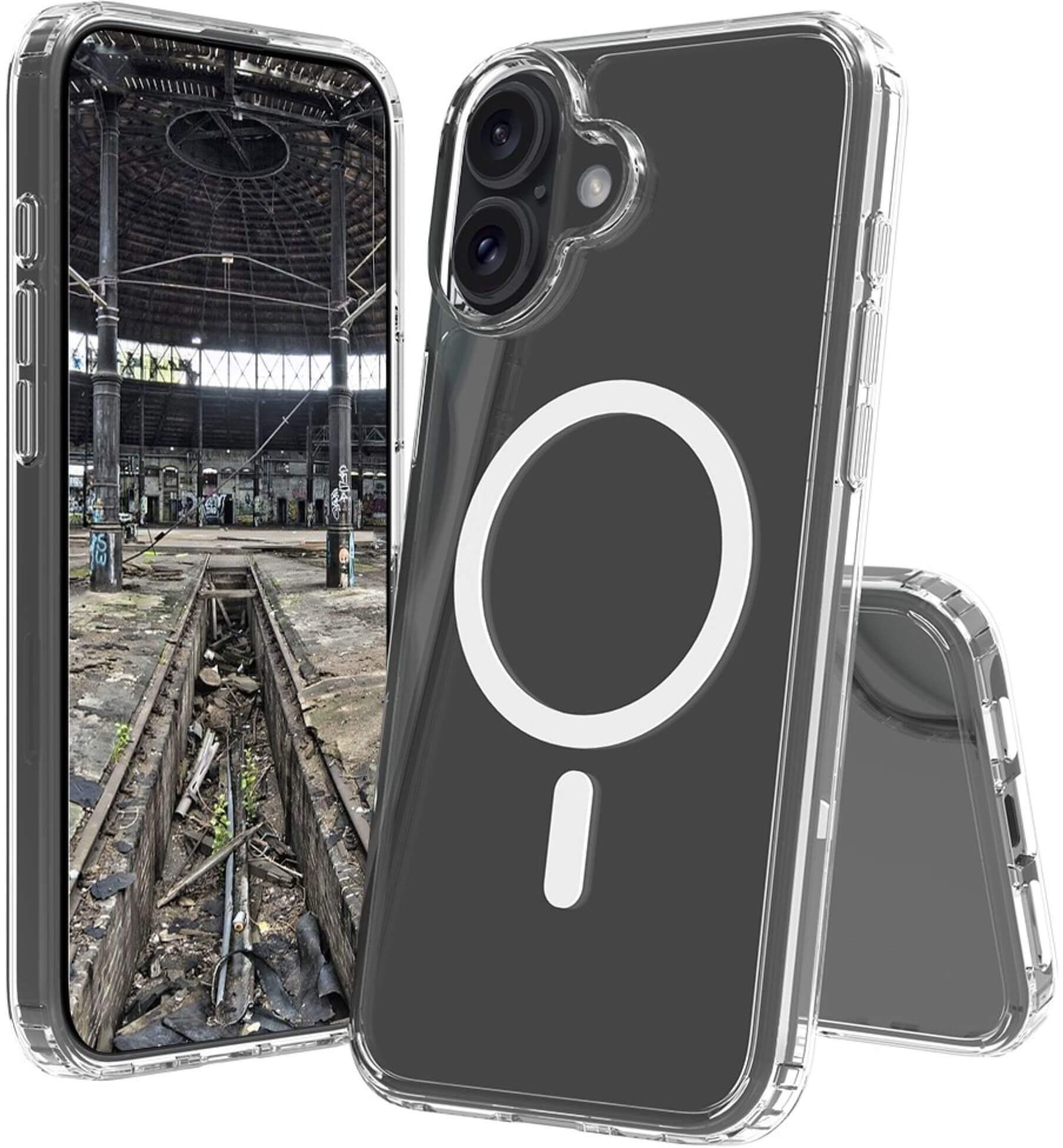 JT Berlin iPhone 16 Plus - JT Pankow Clear MagSafe (Apple iPhone 16 Plus), Smartphone Hülle, Transparent - Bild 2