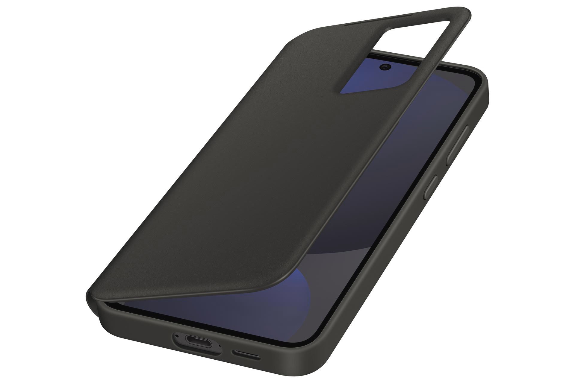 Samsung Smart View Wallet Case Für Galaxy S24 Fe Schwarz
