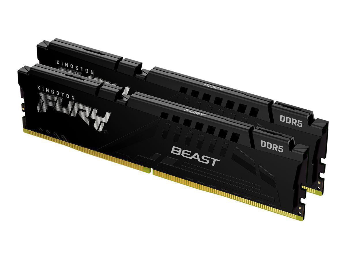 Image of 50KI6460-2030FB - 64 GB (2x 32 GB) DDR5 6000 CL30 Kingston FURY Beast Kit