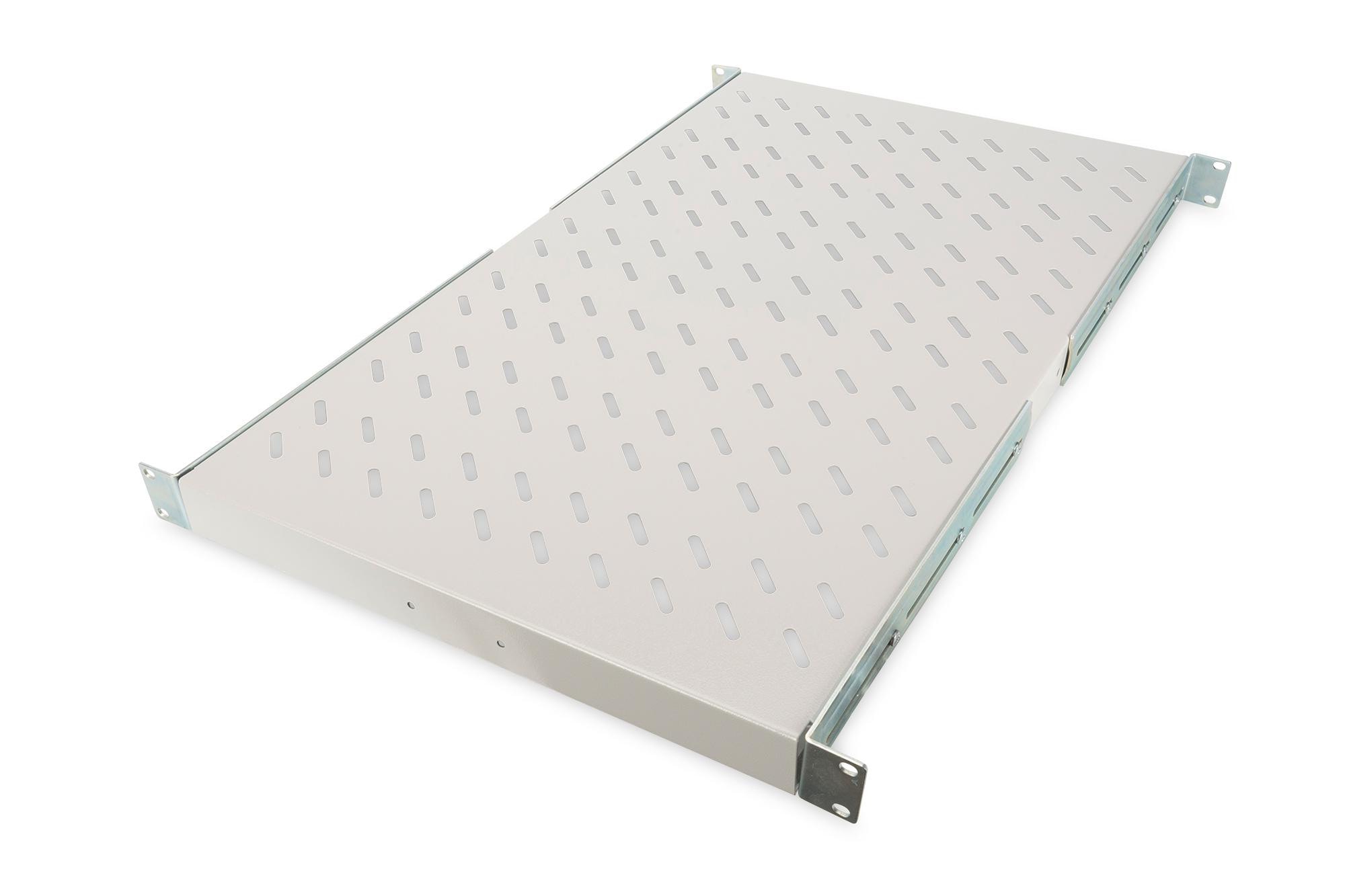 Digitus 1HE Fachboden festeinb. für 1000 mm tiefe Schränke 44x483x737mm grau DN-19 TRAY-1-1000