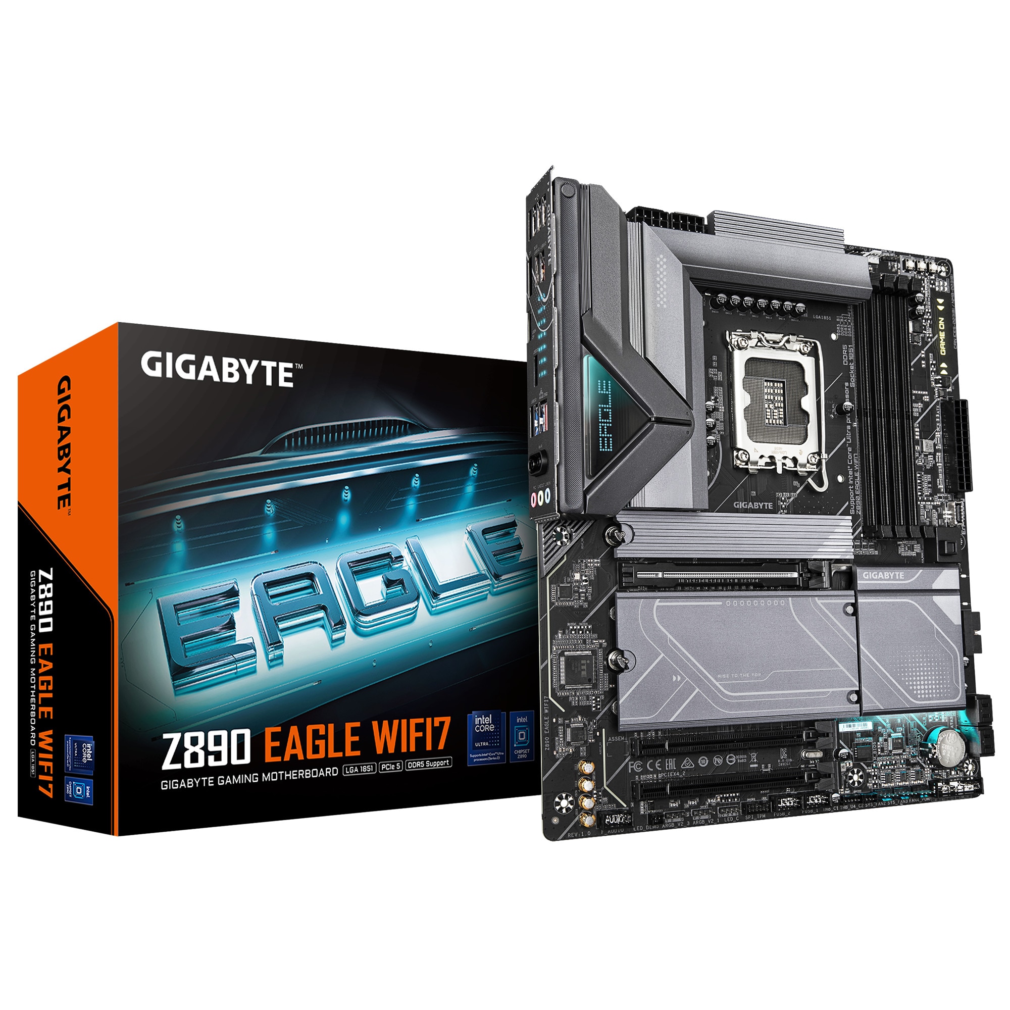 Gigabyte Z890 Eagle Wifi7 Atx Mainboard Sockel 1851 Tb4/Dp/Wifi7 Größe 2