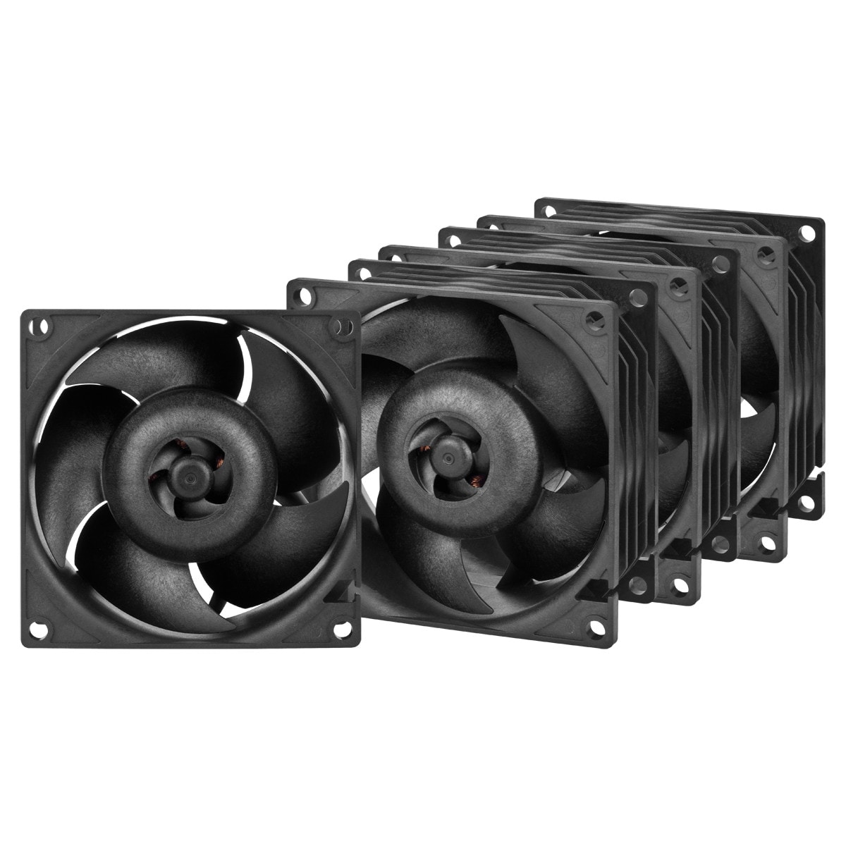 Arctic Server Fan S8038-7K - 4-pack - Gehuselfter - 80mm - Schwarz - Bild 4