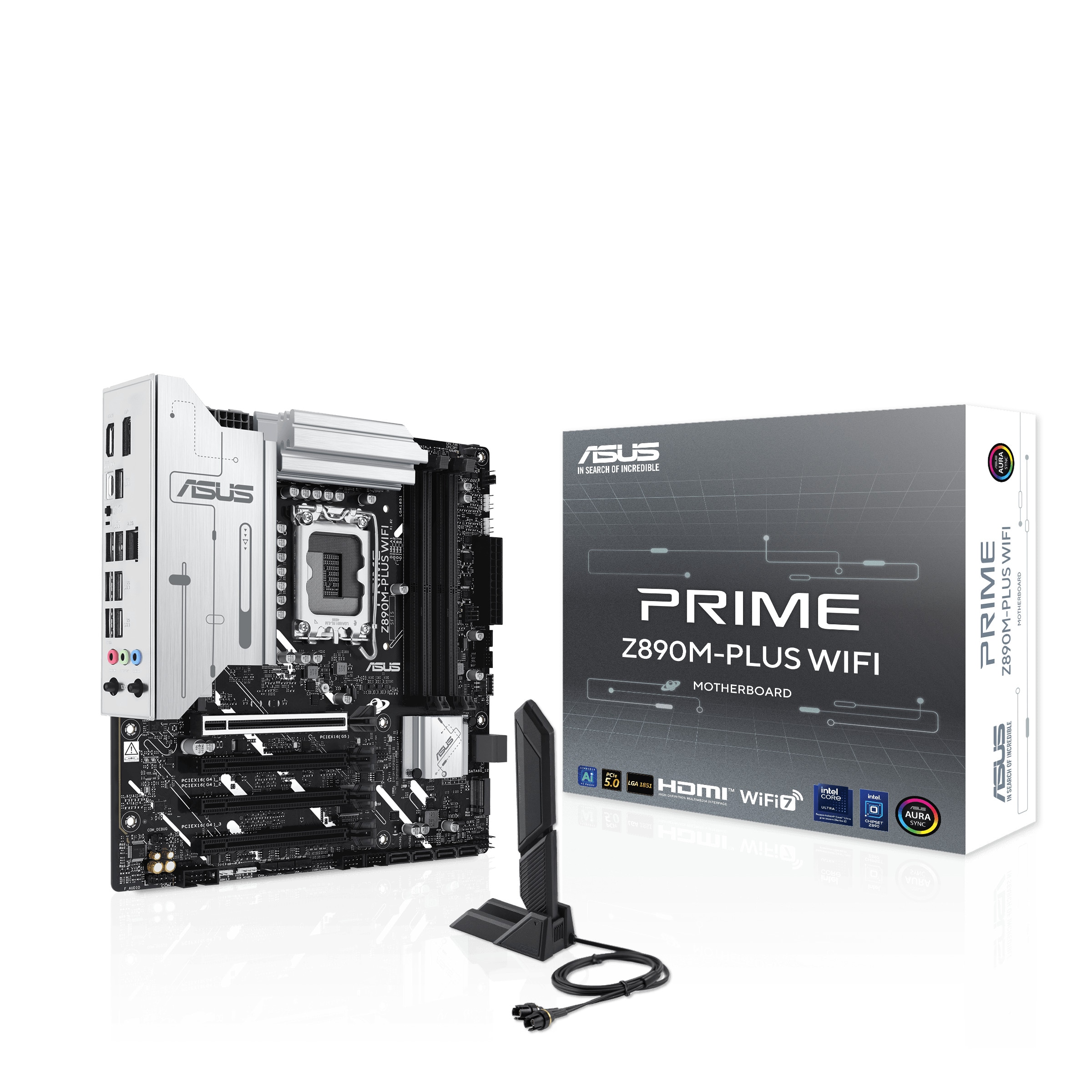 Asus Prime Z890m-Plus Wifi Matx Mainboard Sockel 1851 Hdmi/Dp Größe 2