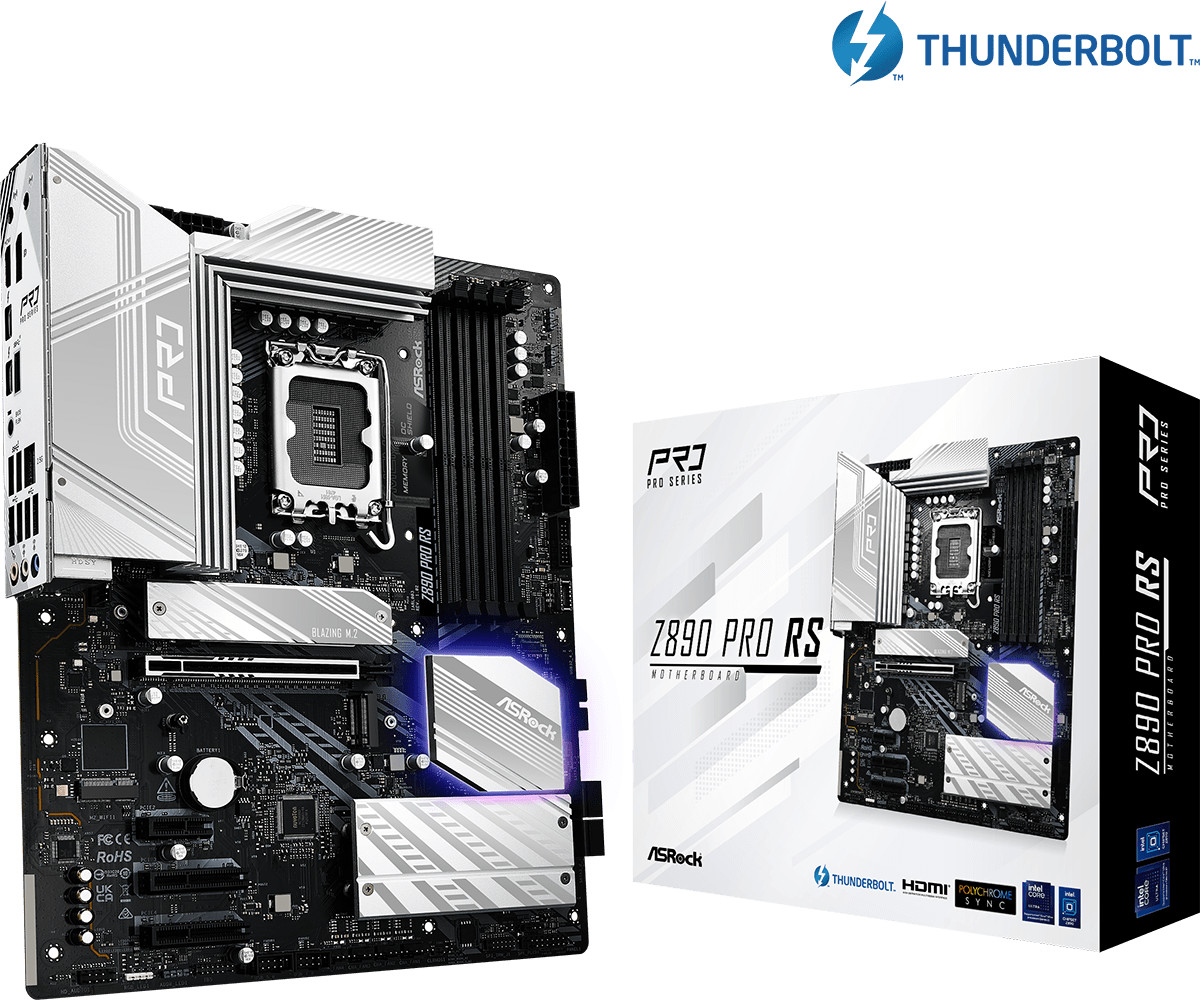 Asrock Z890 Pro Rs Atx Mainboard - Sockel 1851 90-Mxbp10-A0uayz - Bild 2