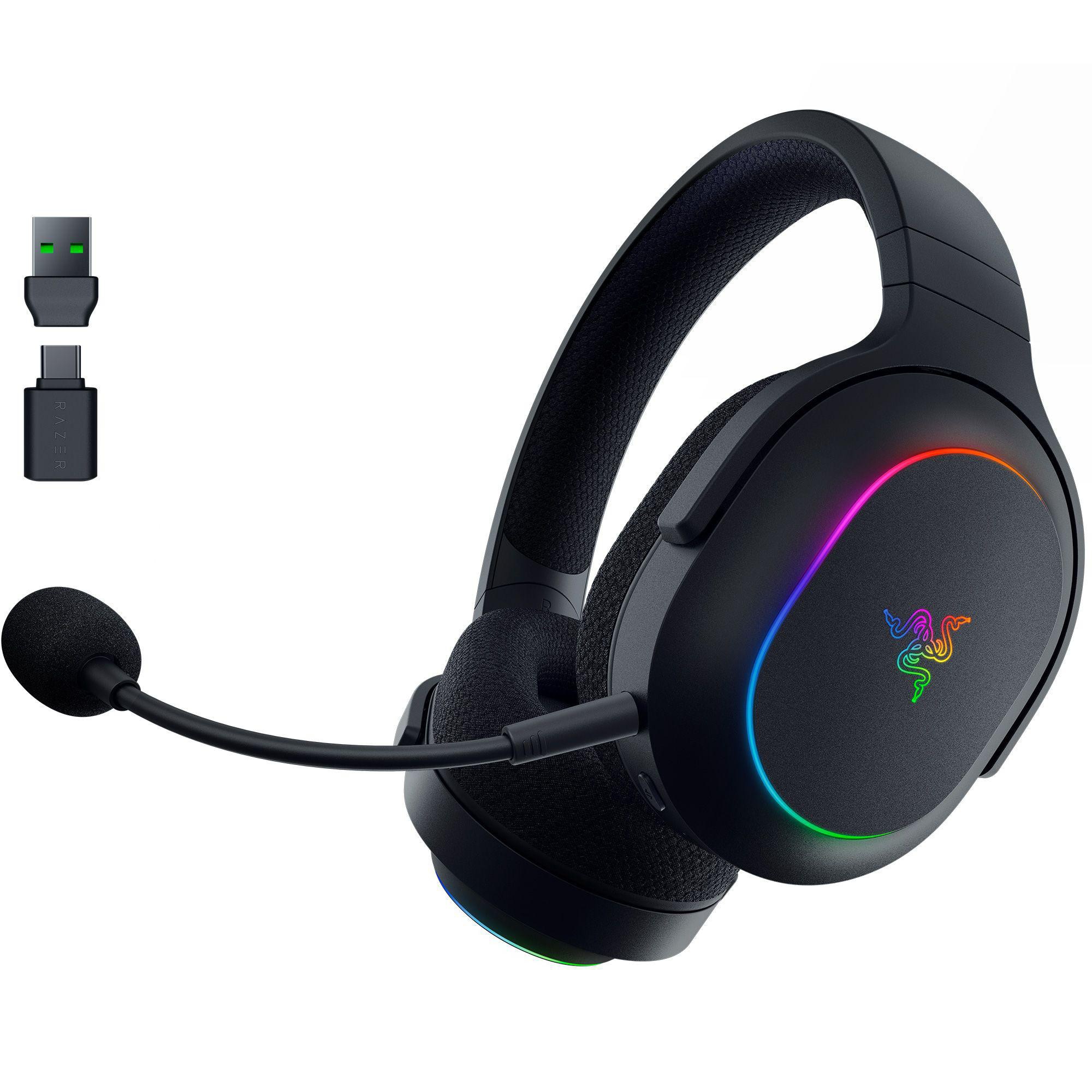 Razer Barracuda X Chroma, Kabellos, 20 - 20000 Hz, Gaming, 285 g, Kopfhörer, Schwarz - Image 3
