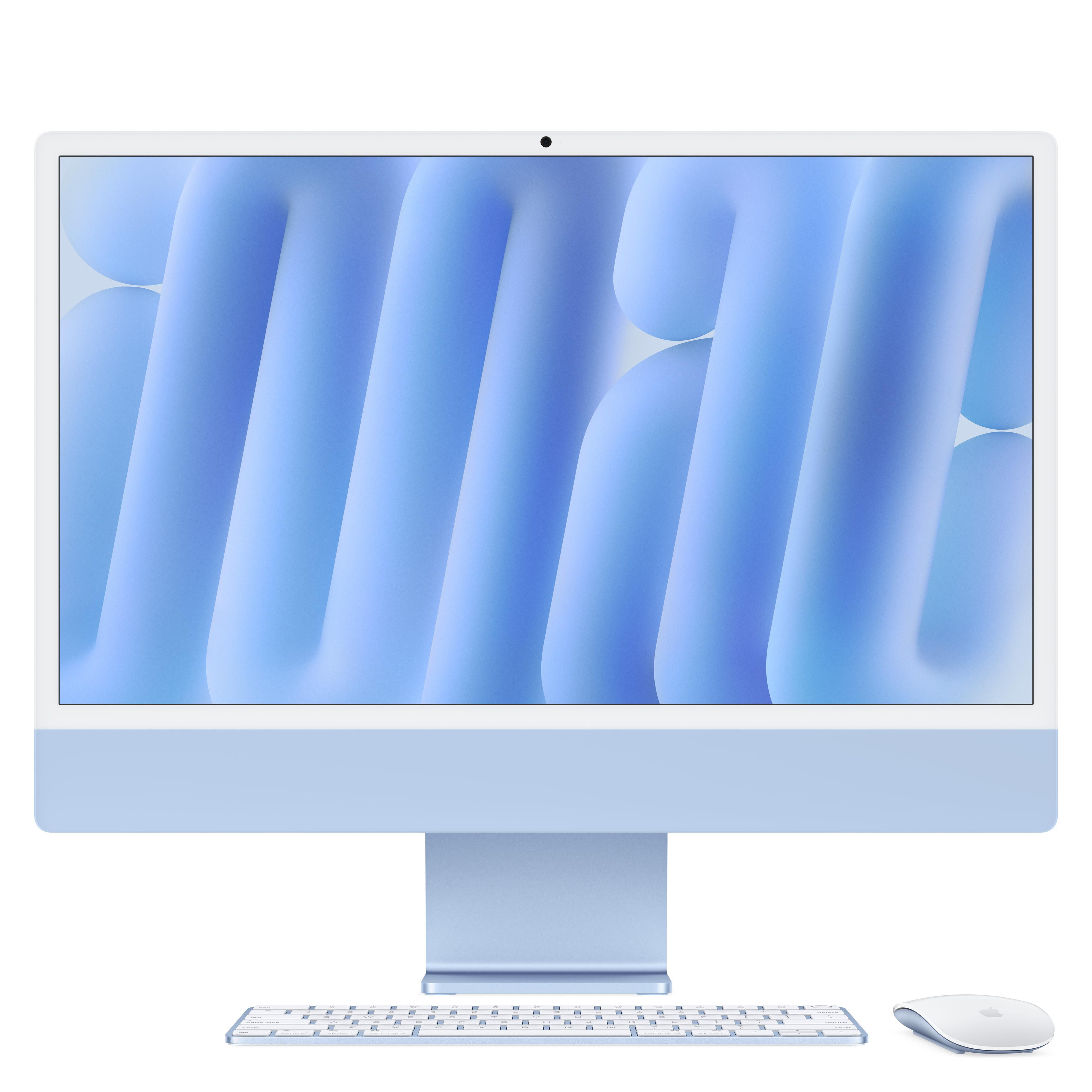 Apple iMac 24" Retina 4,5K 2024 M4/32/2TB 10C GPU Blau BTO Image