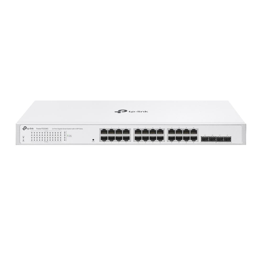 Tp-Link Festa Fs328g 24-Port Gigabit Switch Mit 4 Sfp-Steckplätzen, Kostenlose Cloud-Verwaltung, Static Routing, Vlan, Acl, Igmp Snooping, Lüfterloses Design - Image 2