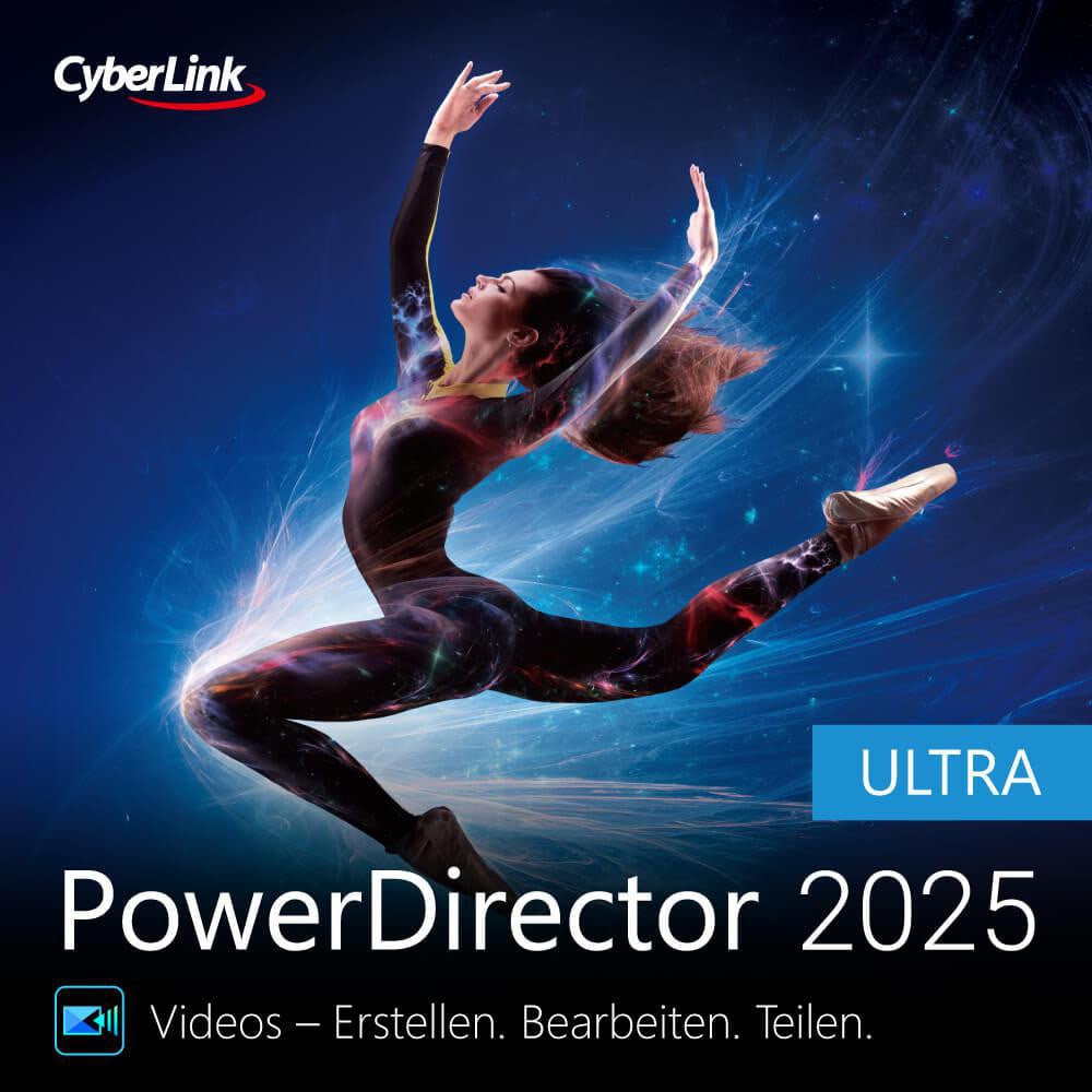 CyberLink Europe Cyberlink PowerDirector 2025 Ultra Download Code PDR-0N00-IWU0-00