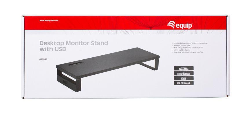 EQUIP 650881 Desktop Monitor Stand mit USB