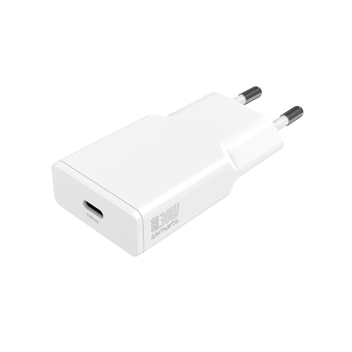 4Smarts Netzladegerät Pdplug Slim 30W Gan 1C Größe 1 Weiß