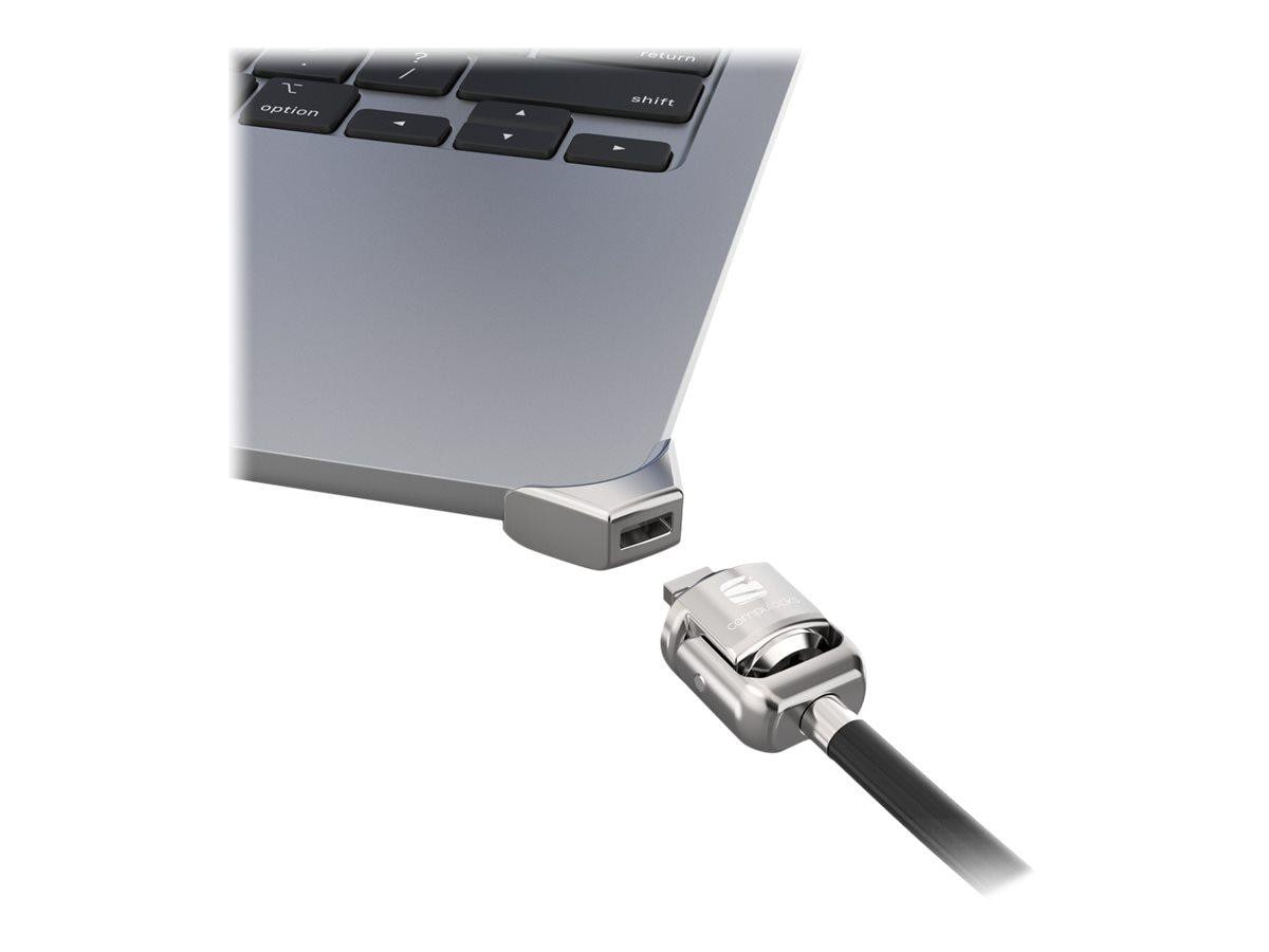 Compulocks Sicherheitsschlossadapter mit Schlüssel-Kabelschloss