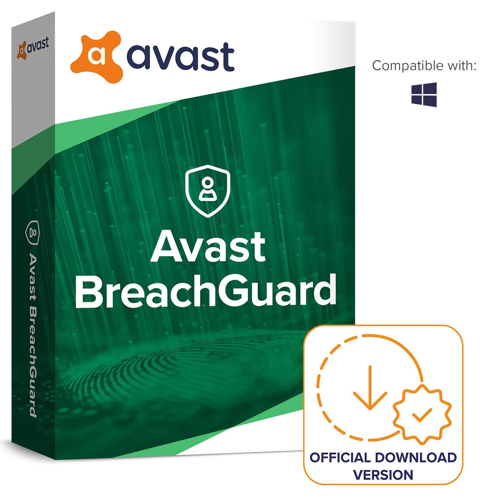 Avast Breach Guard (1 Gerät) - 1 Jahr DE | Download & Produktschlüssel bgw.1.12m