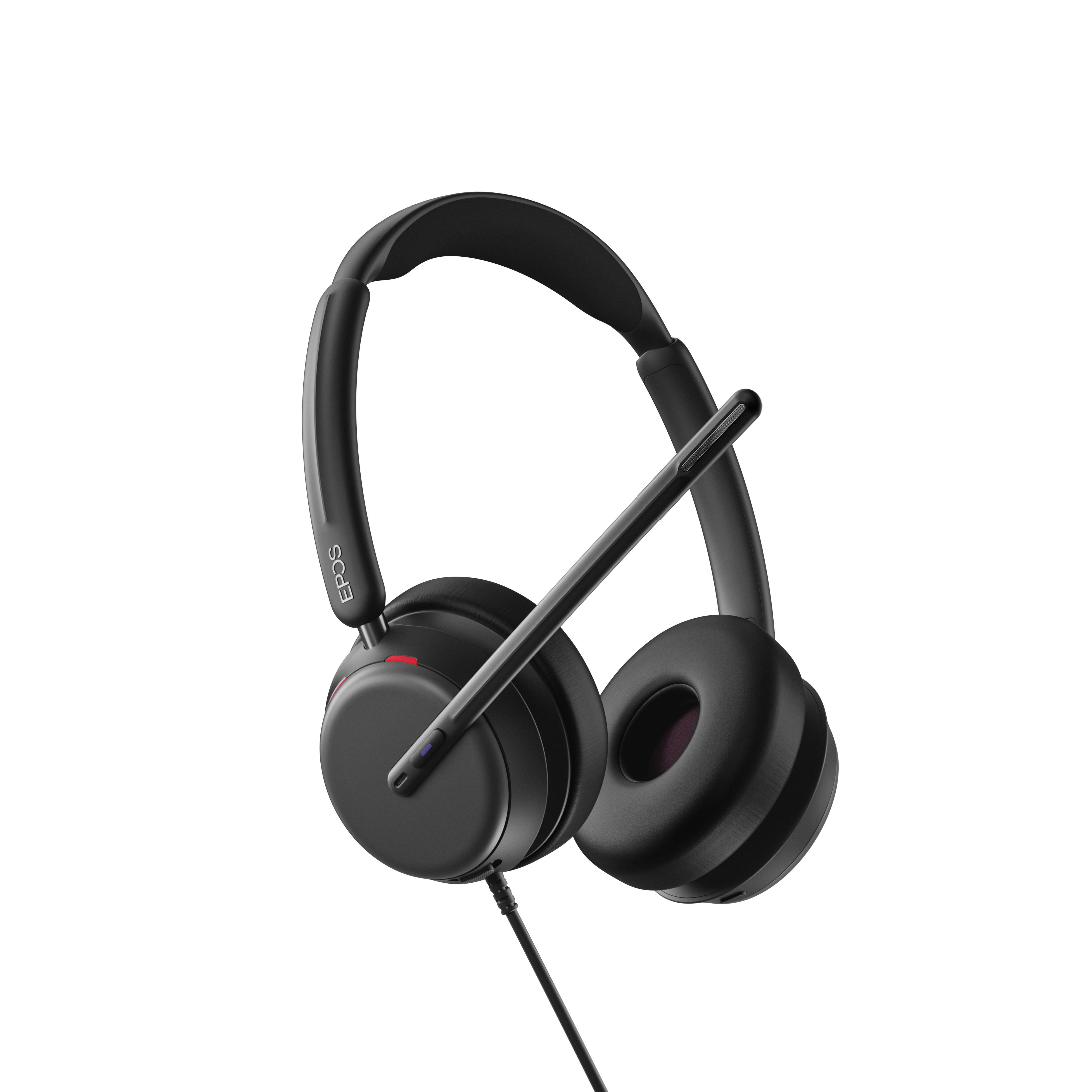 Epos Impact 860T Anc Stereo-Headset - Ms-Teams-Version, Usb-C/-A, Brainadapt™-Technologie, Ai™, Adaptives Active Noise-Cancelling Größe 40 Schwarz