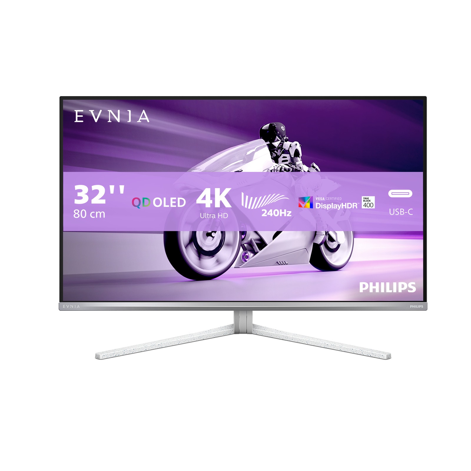 Philips Evnia 32M2N8900 (3840 x 2160 Pixel, 31.50"), Monitor, Weiss - Bild 6