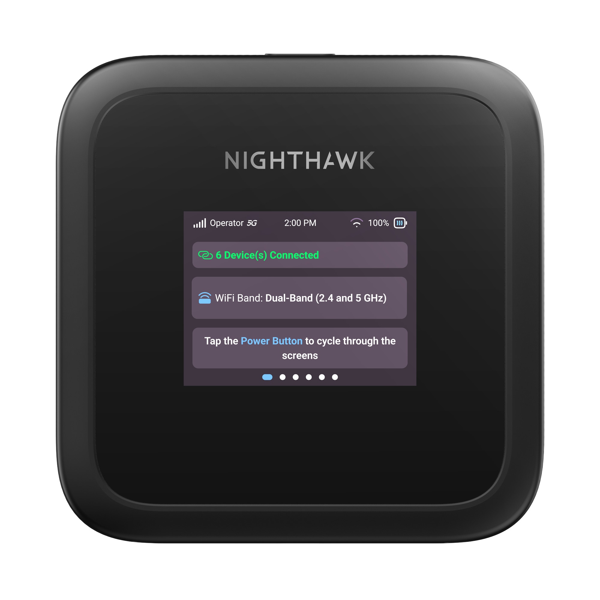 NETGEAR Nighthawk M3 – Mobiler Router 5G mit WiFi 6, bis zu 2,5 GBit/s – SIM-Steckplatz entsperrt – Tragbarer WLAN-Hotspot zur persönlichen/geschäftlichen Nutzung – 5G- und 4G-MiFi – AX3600 WiFi 6, bis zu 32 Geräte (MH3150) MH3150-100EUS