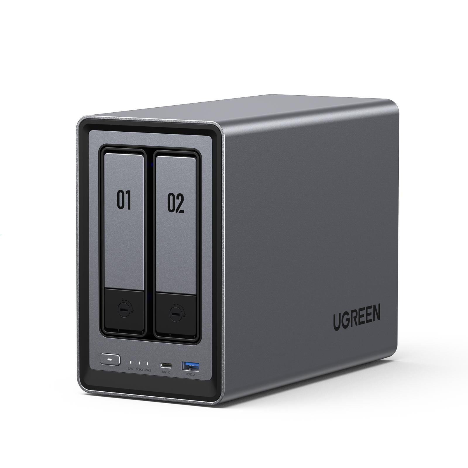UGREEN DXP2800 NAS-System 8 TB + 2x 4 TB Seagate IronWolf-Festplatten - Image 7