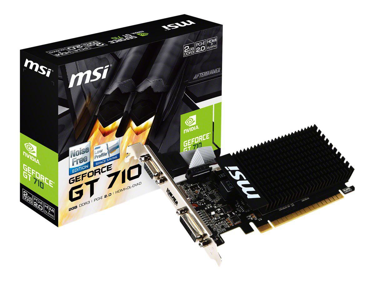 MSI GeForce GT 710 Silent - 2GB GDDR3 RAM - Grafikkarte - Image 5
