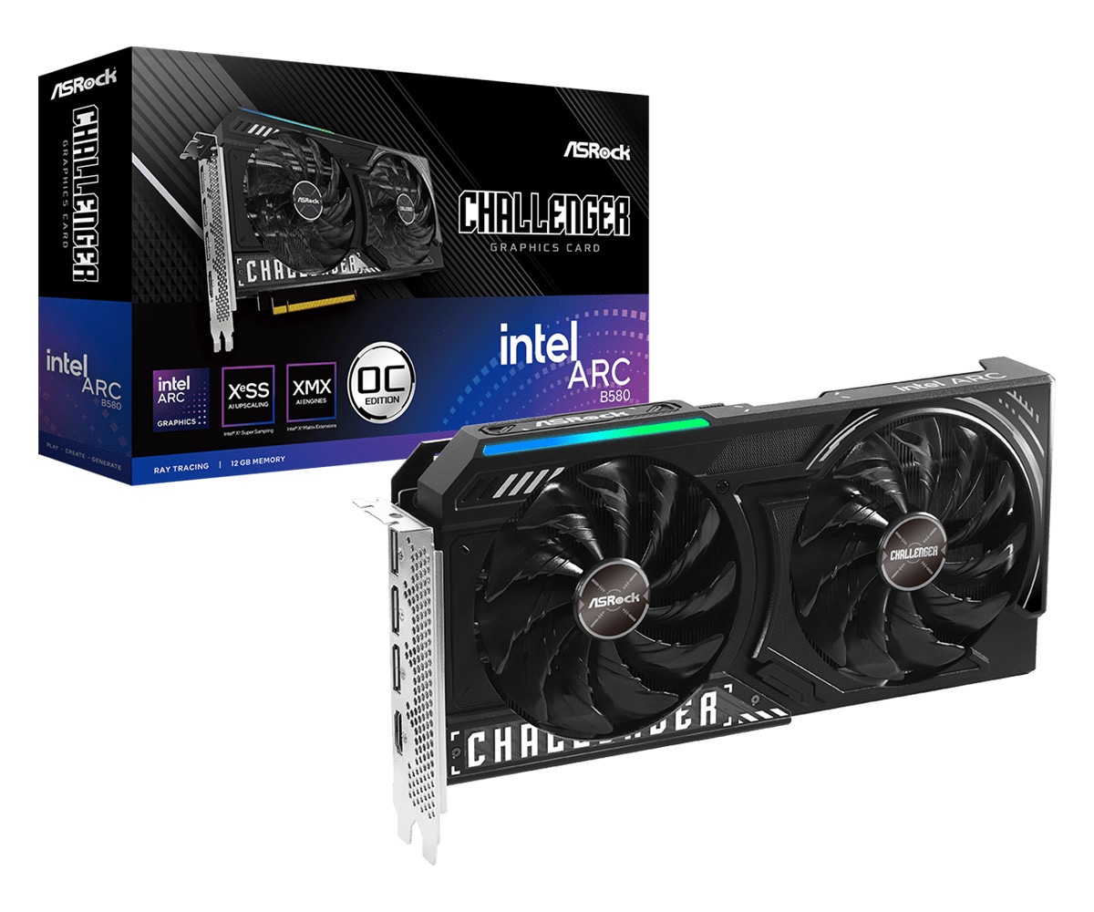 Asrock Intel Arc B580 Challenger Gaming Oc Grafikkarte 12Gb Gddr6 1X Hdmi 3X Dp 90-Ga5lzz-00Uanf - Image 4