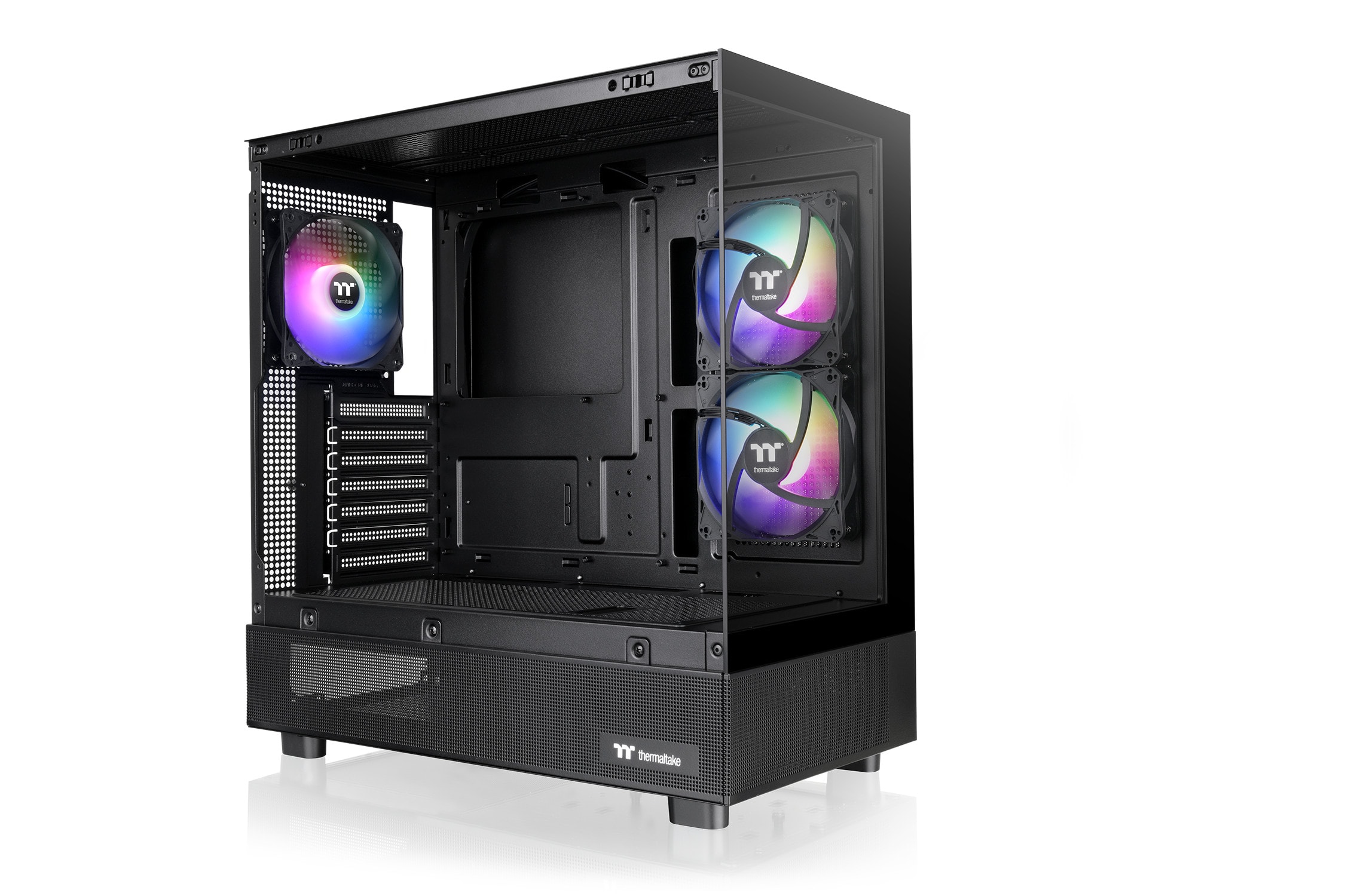 Thermaltake View 270 Plus Tg Argb Mid Tower E-Atx Gehäuse Sichtfenster Größe 2 Schwarz