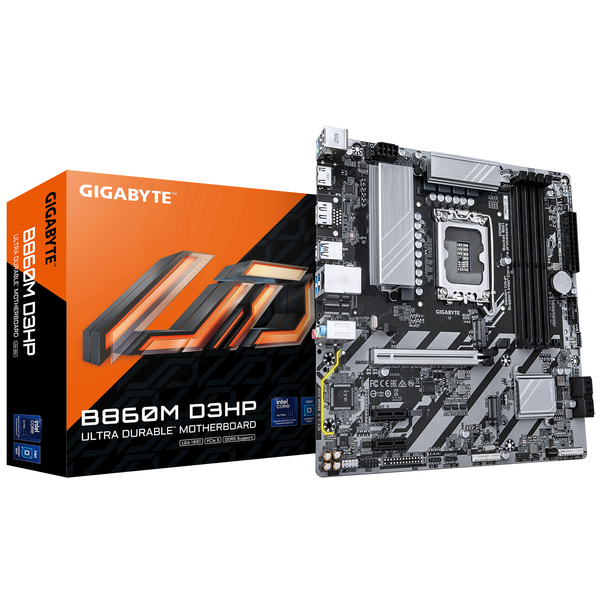 Gigabyte Matx Mainboard Sockel 1851 Dp/Hdmi B860m D3hp - Image 5