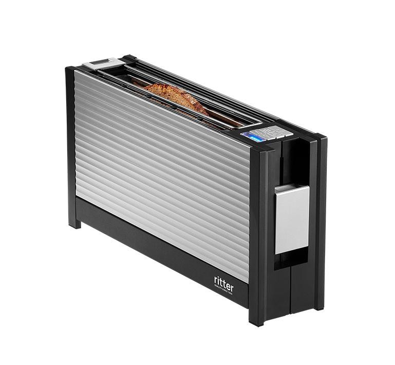 Ritter Grau Volcano3 Aluminium Langschlitz-Toaster (630.010) - Image 3