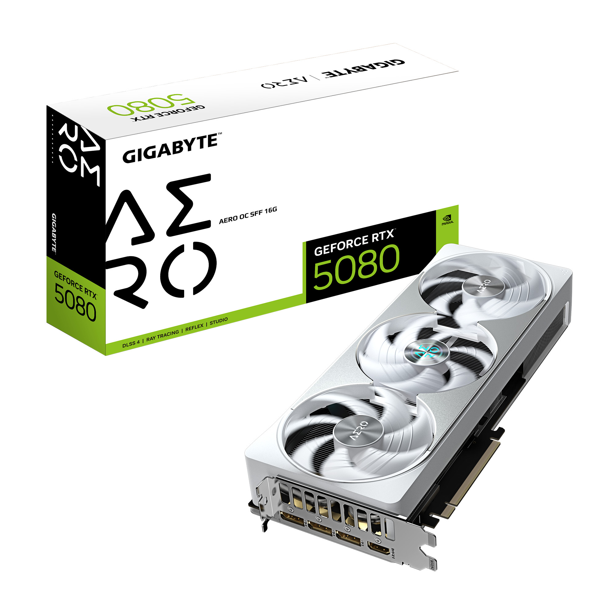 Gigabyte Geforce Rtx 5080 Aero Oc Sff 16G Grafikkarte Hdmi/Dp Gv-N5080aero Oc-16Gd - Image 4