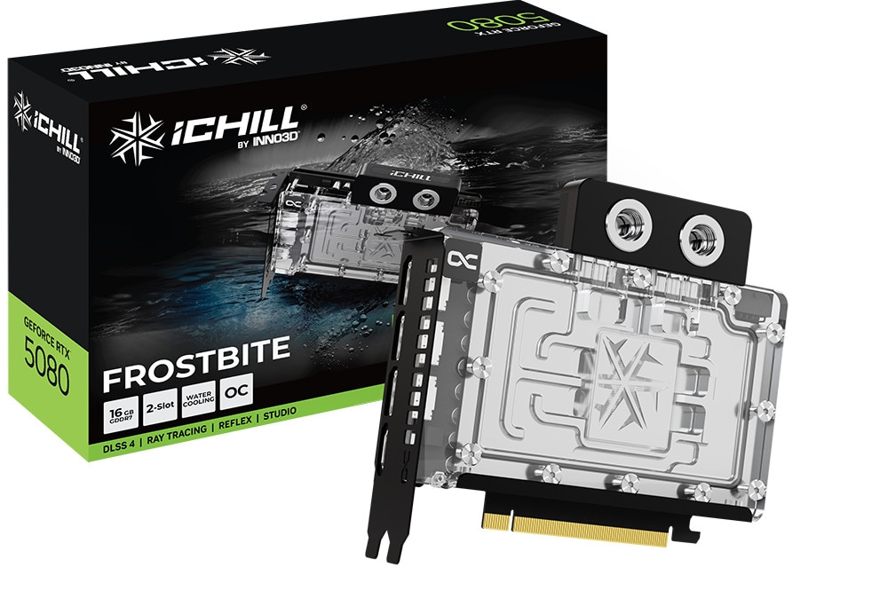 Inno3d Geforce Rtx 5080 Ichill Frostbite 16Gb Grafikkarte 3Xdp/Hdmi C50803-16D7x-1760Fb - Image 3