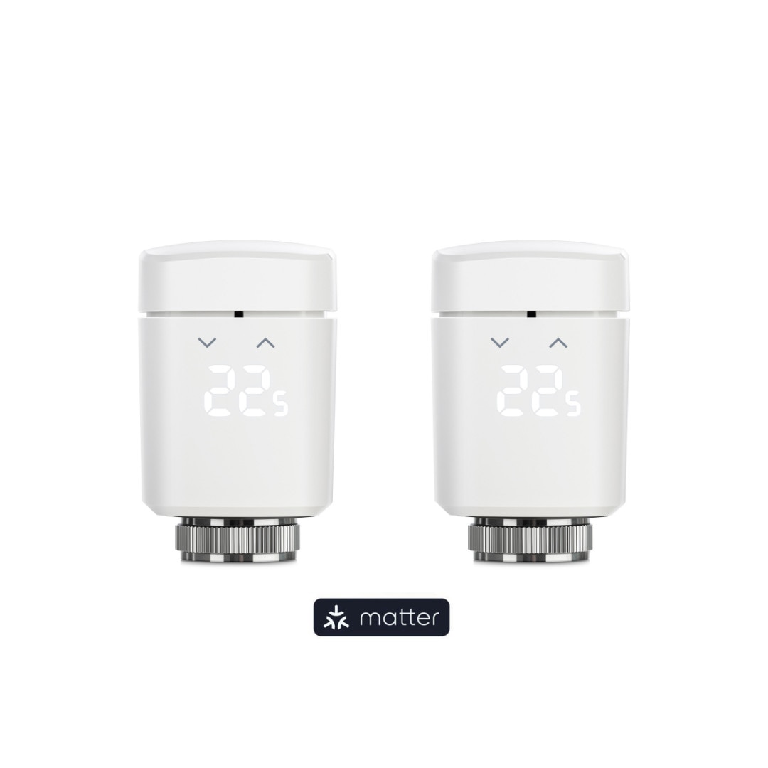 Eve Thermo - Smartes Heizkörperthermostat Doppelpack (Matter)