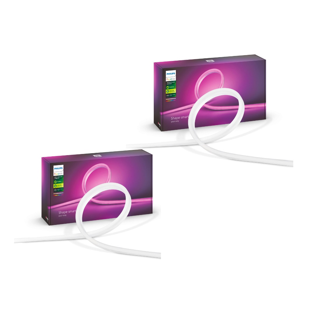 Philips Hue Lightstrip Outdoor 5m White & Col. Amb. 1600lm Bluetooth Doppelpack Image