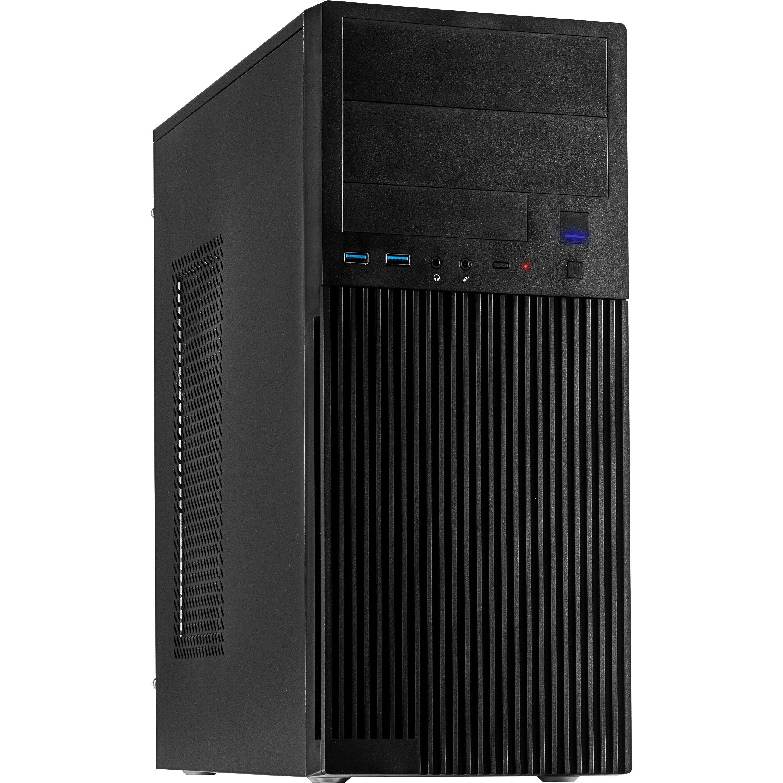 Inter-Tech It-2815 Linear Pc Gehäuse Midi-Tower Schwarz 88881370 - Bild 2