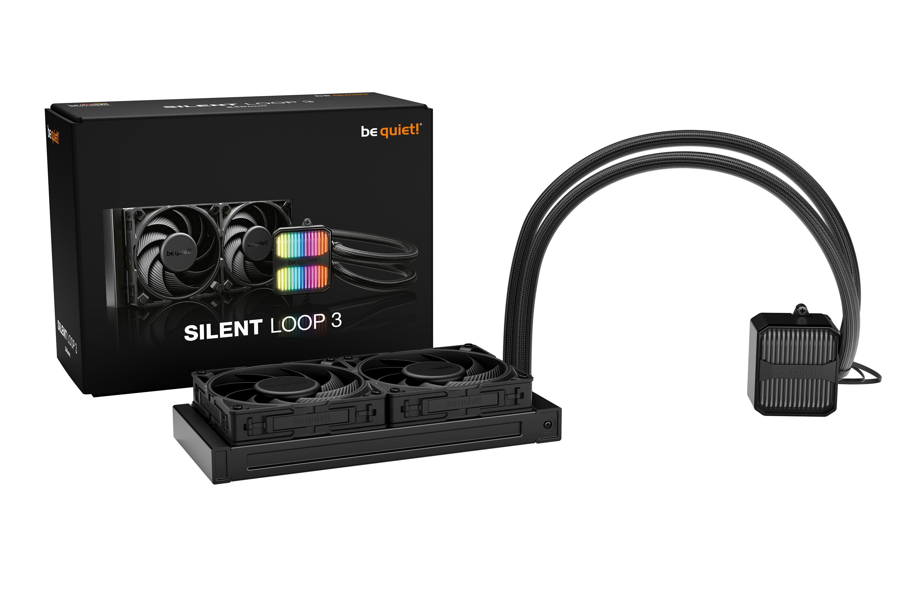 Be Quiet! Silent Loop Aio Wasserkühlung 240 Mm Für Intel/Amd Größe 3
