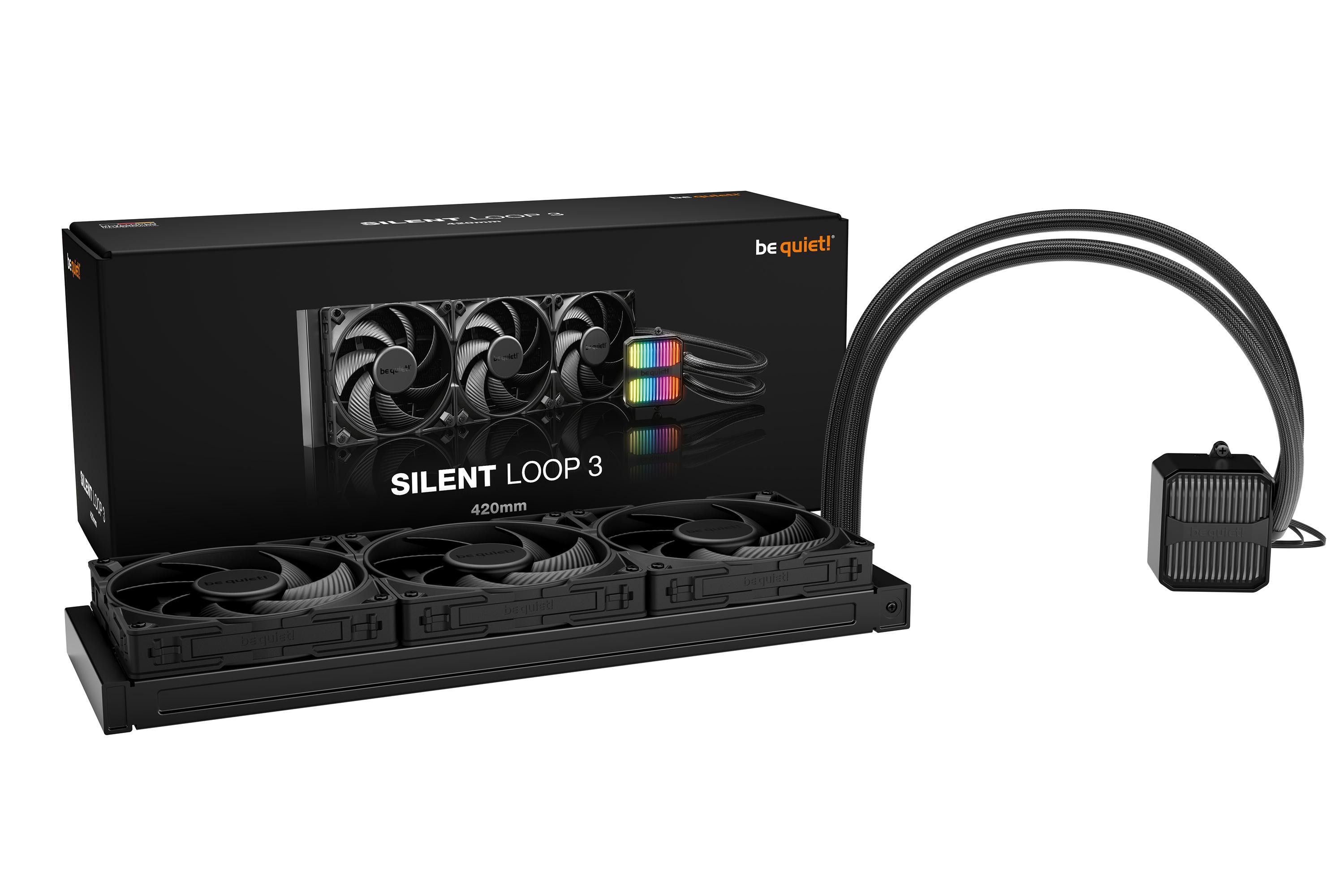 Be Quiet! Silent Loop Aio Wasserkühlung 420 Mm Für Intel/Amd Größe 3