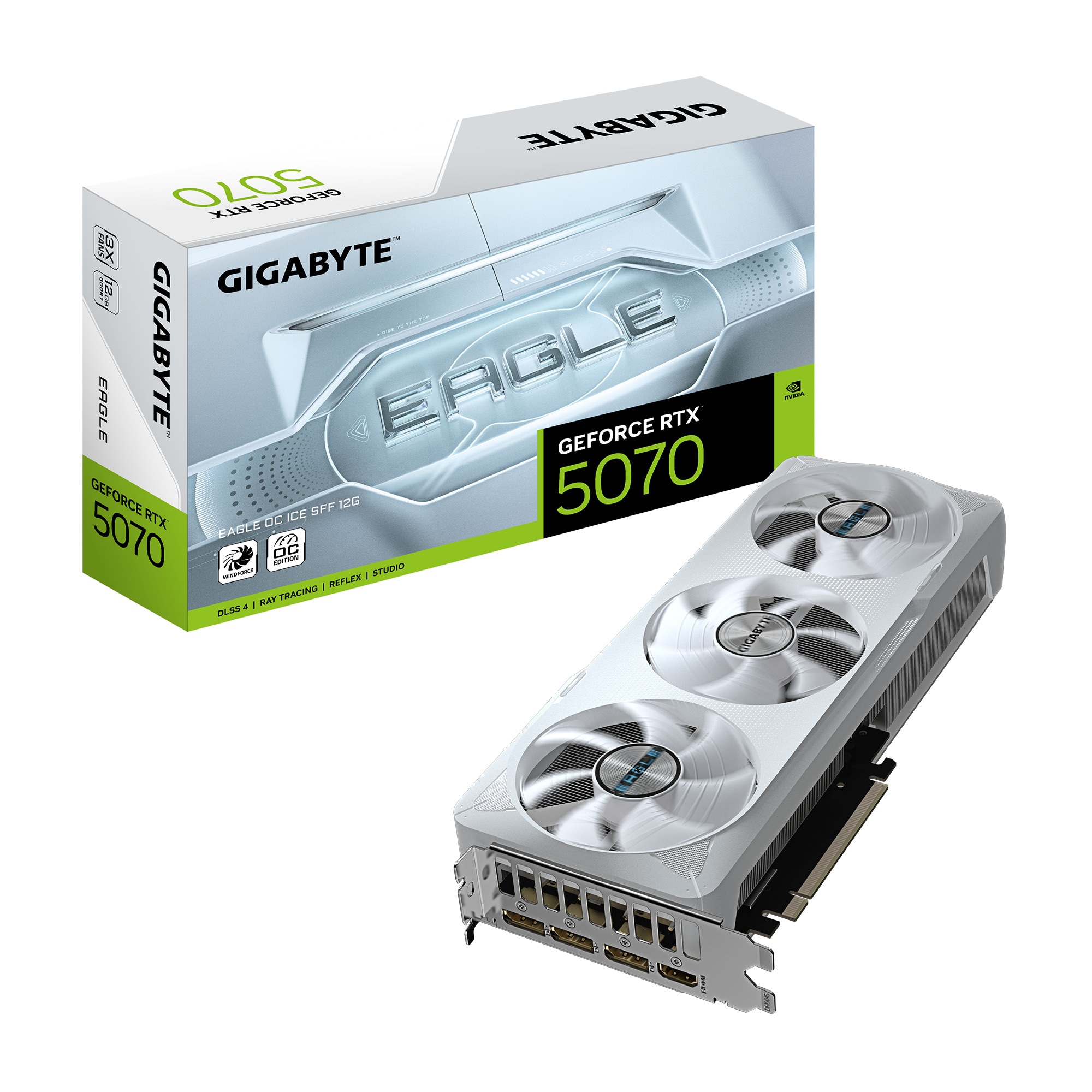 Gigabyte GeForce RTX 5070 EAGLE OC ICE SFF 12 - Image 4