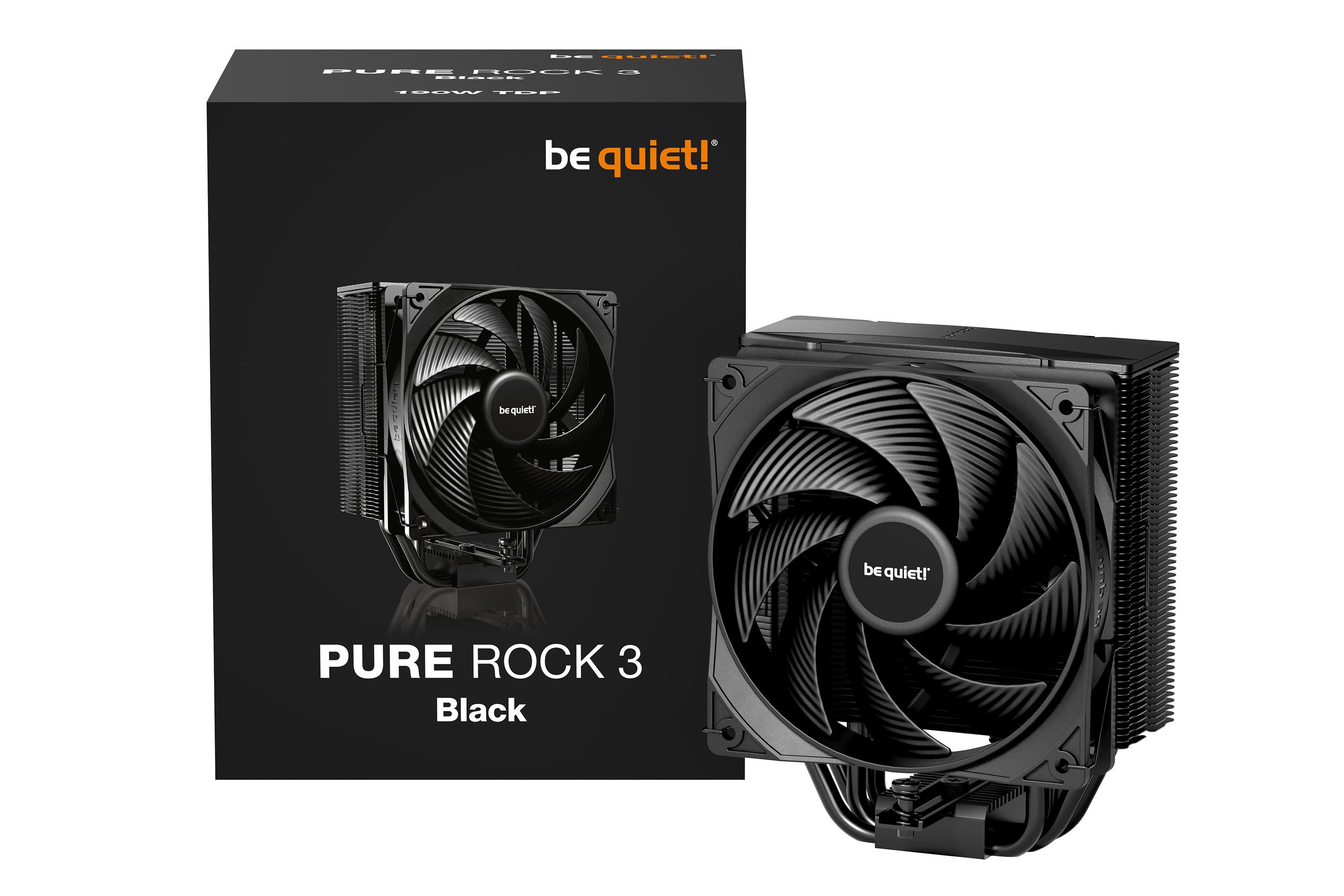 Be Quiet! Pure Rock 3 Cpu Kühler Für Intel Und Amd Cpu Schwarz Bk039 - Bild 3