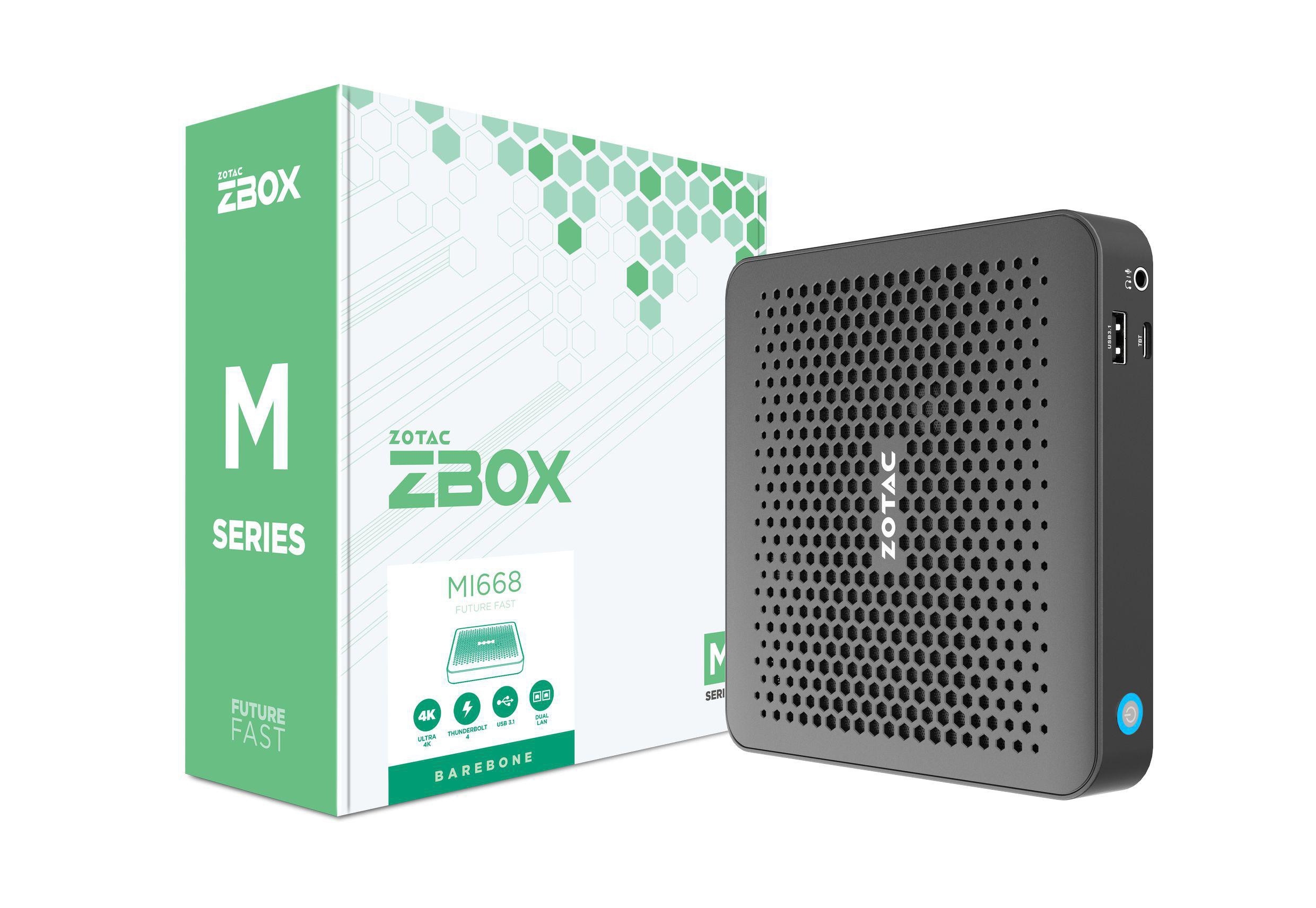 ZOTAC ZBOX edge MI668 Mini-PC Barebone i7-1360P 0GB/0GB Iris Xe DOS