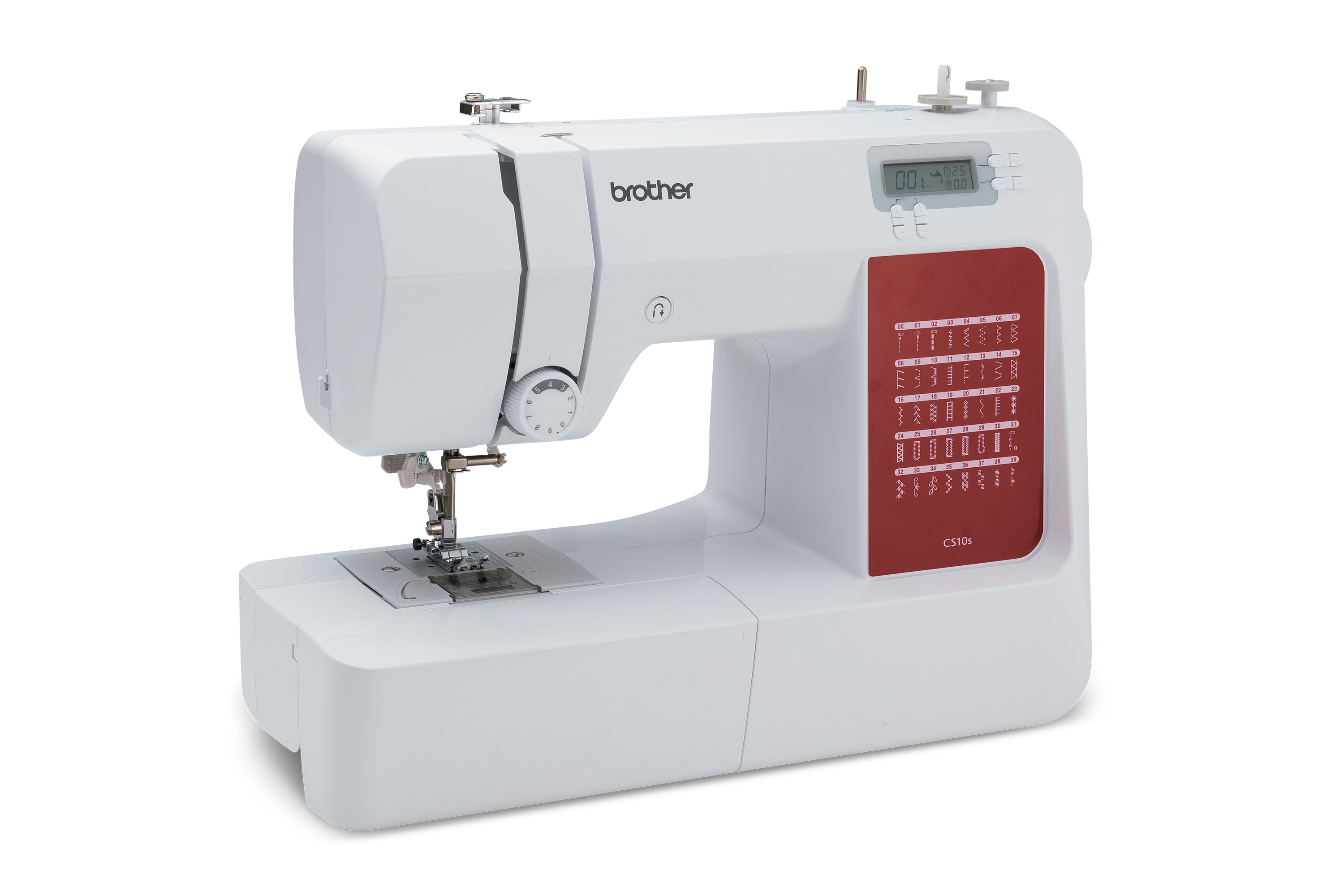 Brother - Cs10s - Elektronische Nähmaschine - 40 Nähstiche - Nadeleinfädel-System - Lcd-Display - Weiß - Bild 2